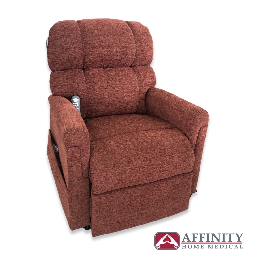 Maxicomfort PR 535 Large Portable Fabric Recliner with Heating, Massage & Footrest Extension - Perfect for Home Theater, Living Room Relaxation & Pain Relief Therapy