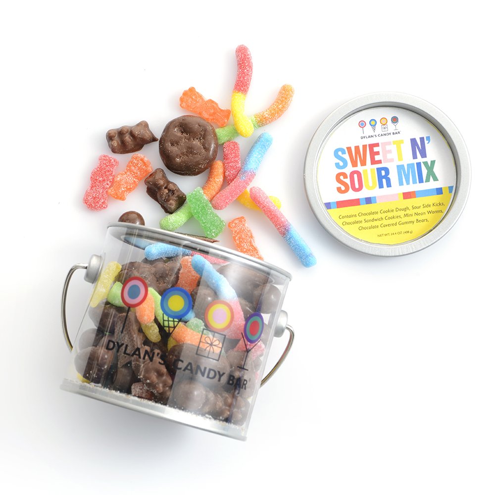 Dylan's Candy Bar Sweet & Sour Paint Can - Fun Candy Gift for Kids, Birthday Parties & Halloween Treats | Bulk Candy Storage Container