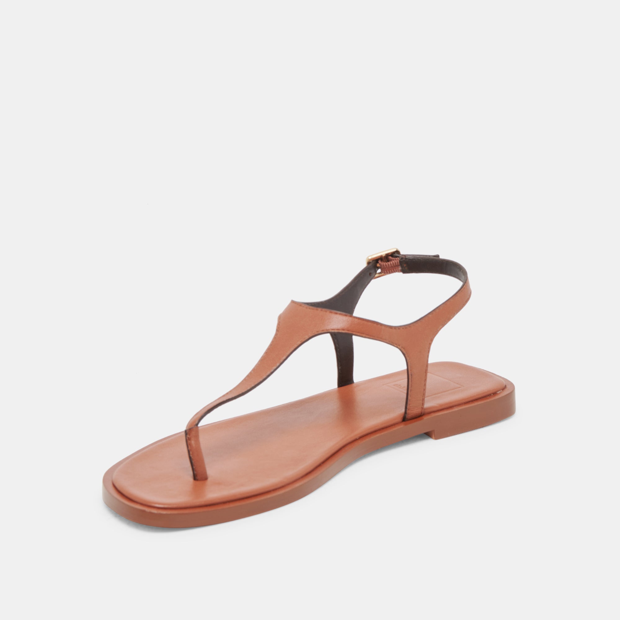 RAYE Leather Sandals for Women - Tan Brown Comfortable Strappy Flat Sandals - Perfect for Beach, Vacation & Summer Outfits