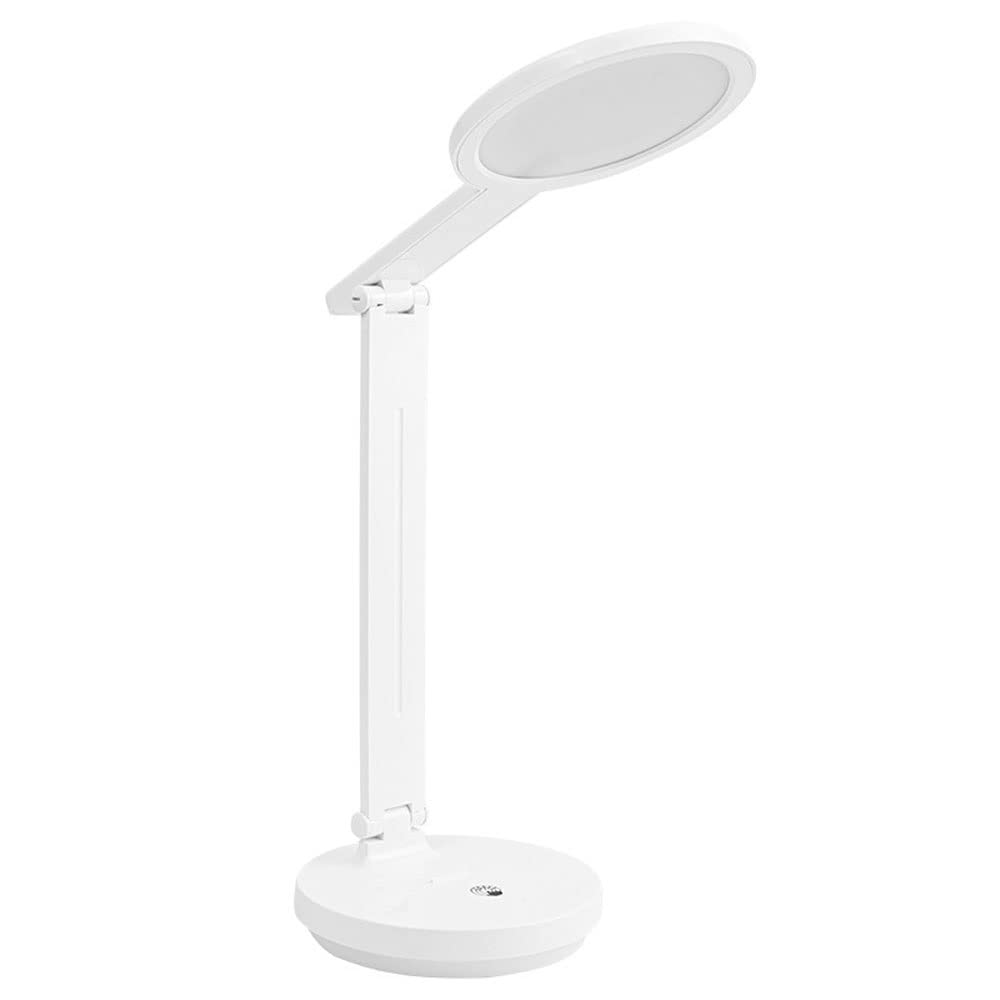 Z&y GLAa LED Desk Lamp - 10W Adjustable Brightness with 3-Speed Dimming, Touch Control & Flexible Arm - Compact Portable Light for Study, Office, Dorm & Bedroom - Perfect for Reading, Working & Nightstand Use