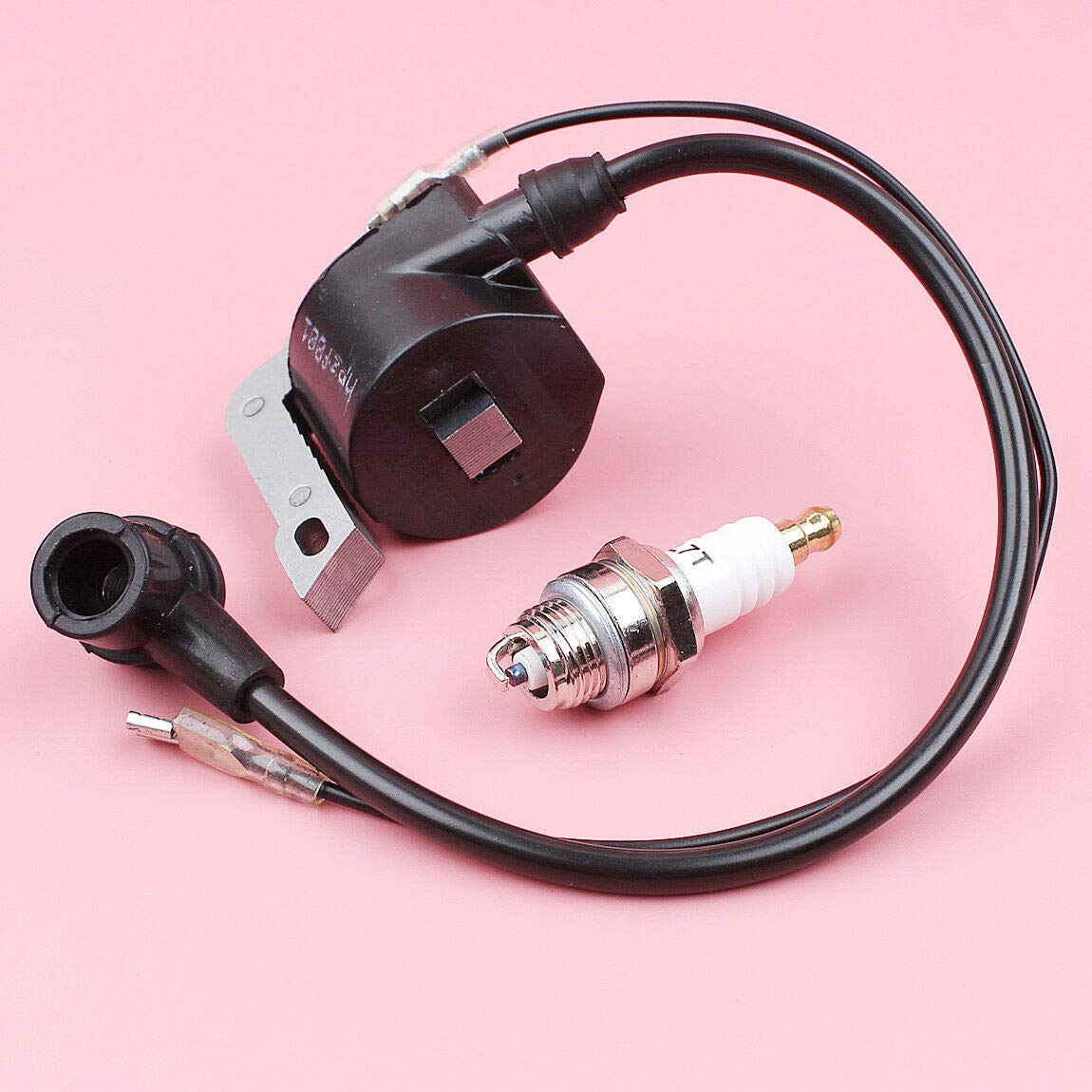 Husqvarna 268 272 Chainsaw Ignition Coil & Spark Plug Replacement Kit (503 90 14-01) - Compatible with 268, 272 Models - Perfect for Chainsaw Maintenance & Repair