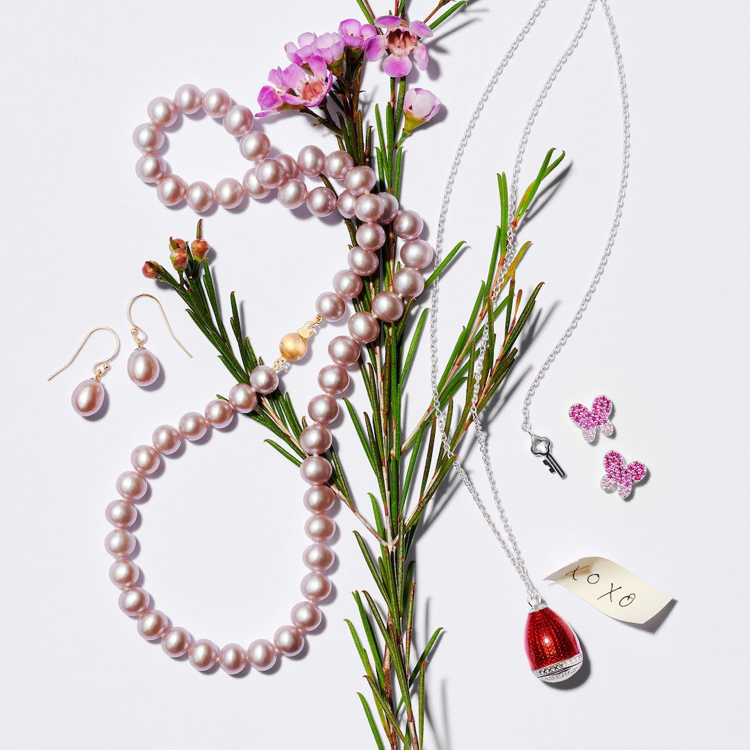 Elegant Petite Pink Pearl Drop Earrings for Women - Perfect for Weddings, Parties & Special Occasions