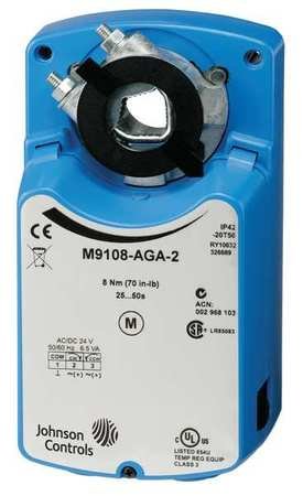 Johnson Controls M9108-GGA-2 Proportional Actuator 70 lb-in 24V/VDC with 0-10 VDC/0-20 MA Control & Feedback - Perfect for HVAC Systems, Building Automation, and Industrial Applications
