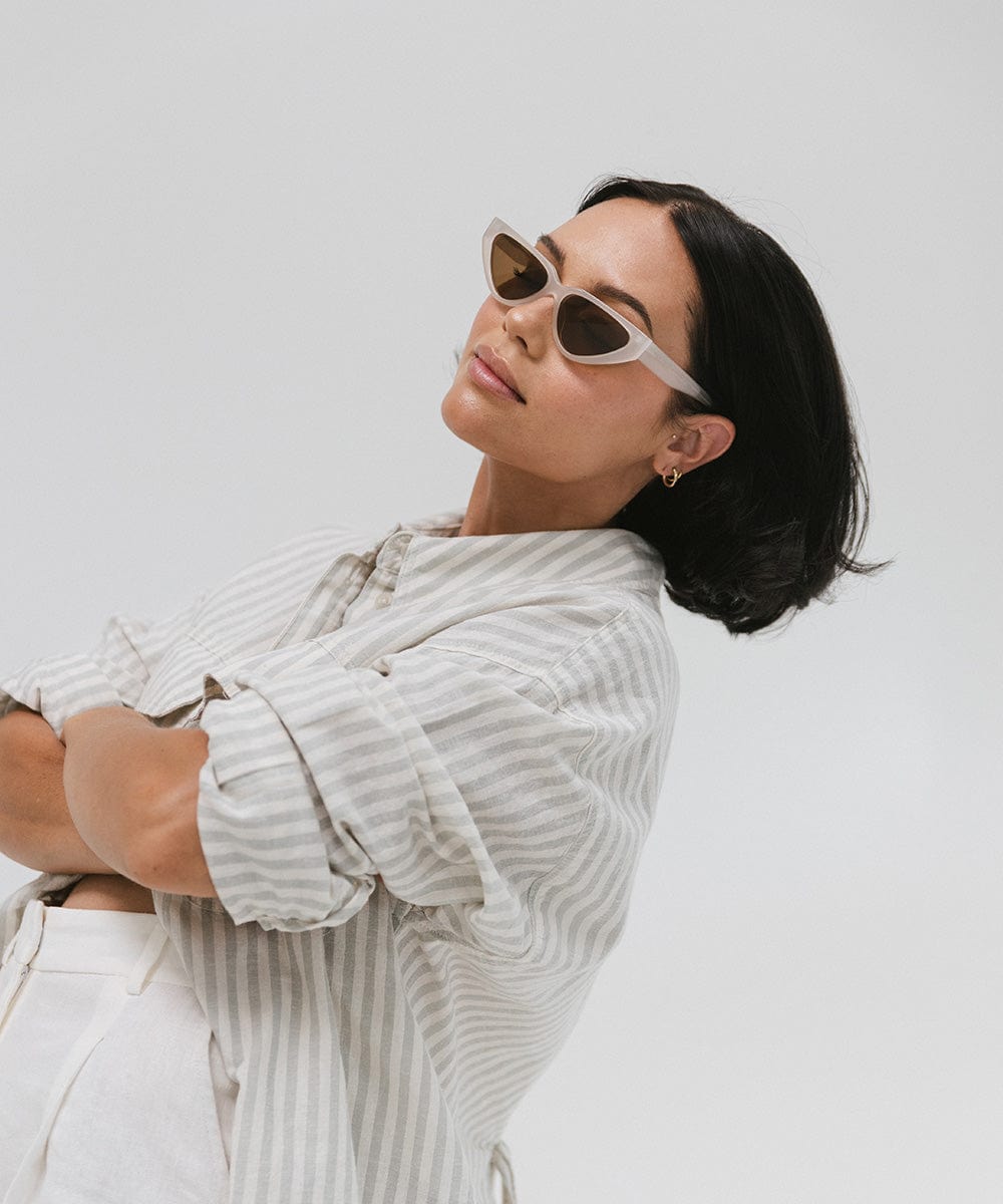 Pamela Cat Eye Sunglasses for Women - Trendy UV Protection Fashion Shades - Perfect for Beach, Driving & Outdoor Activities