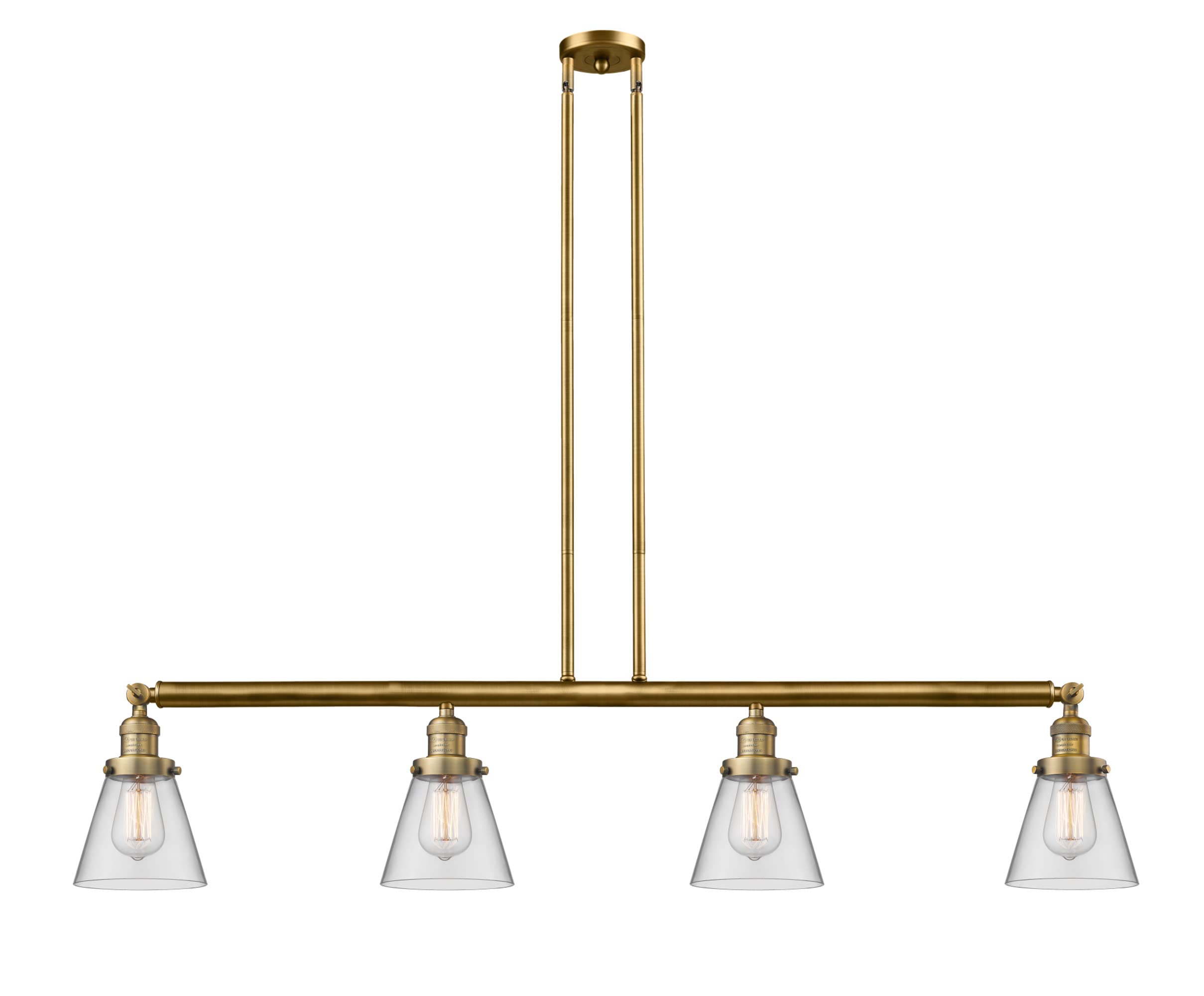 214-PC-G63 Small Cone 3-Light Island Pendant Light in Polished Chrome - Perfect for Kitchen Islands, Dining Rooms, and Modern Home Decor