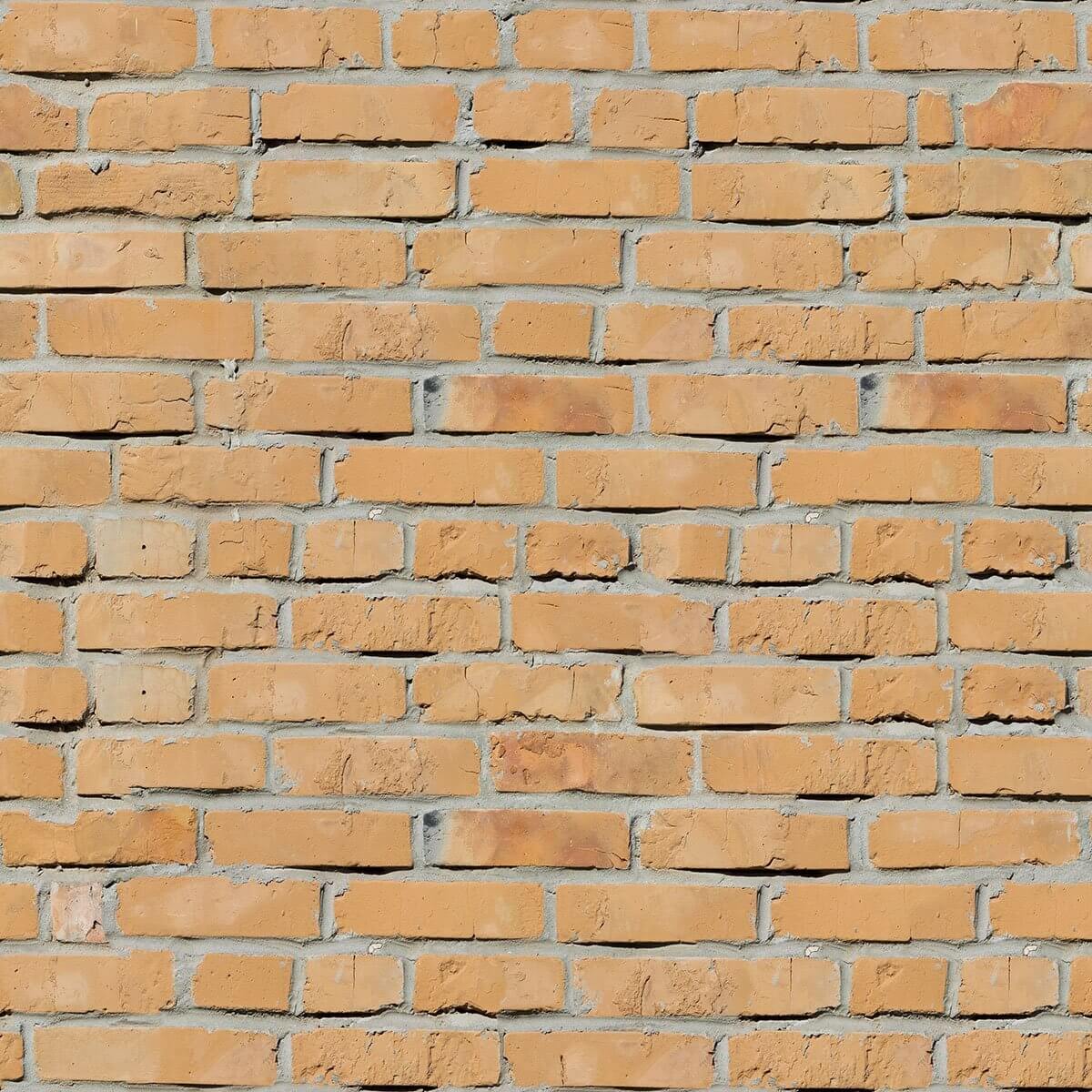 Orange Brick Texture Peel and Stick Removable Wallpaper - Self-Adhesive Decorative Wall Covering for Home, Office & Rental Spaces - Easy DIY Installation
