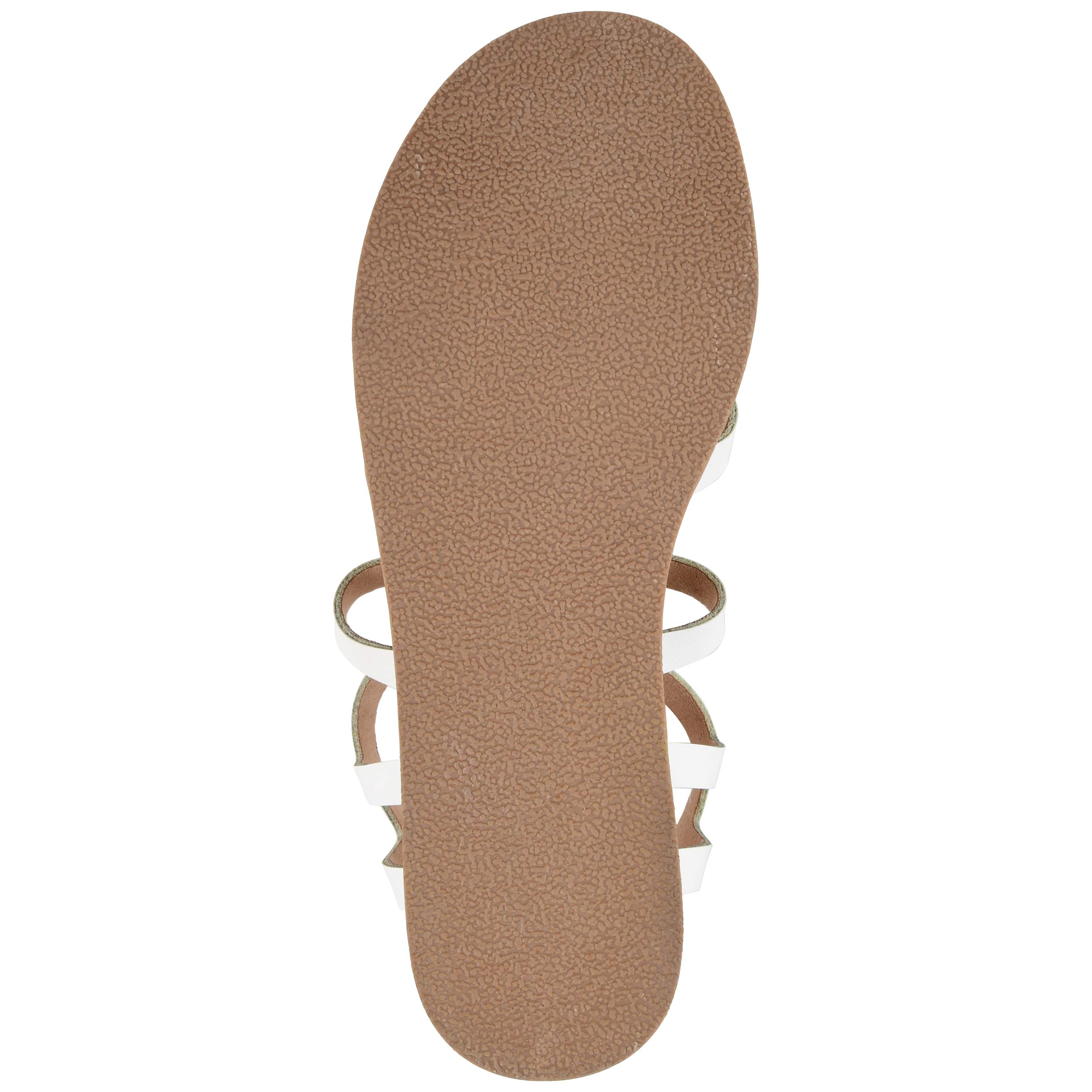 Journee Collection Women's Comfortable Flat Sandals - Breathable Summer Casual Shoes for Walking, Beach & Outdoor Activities