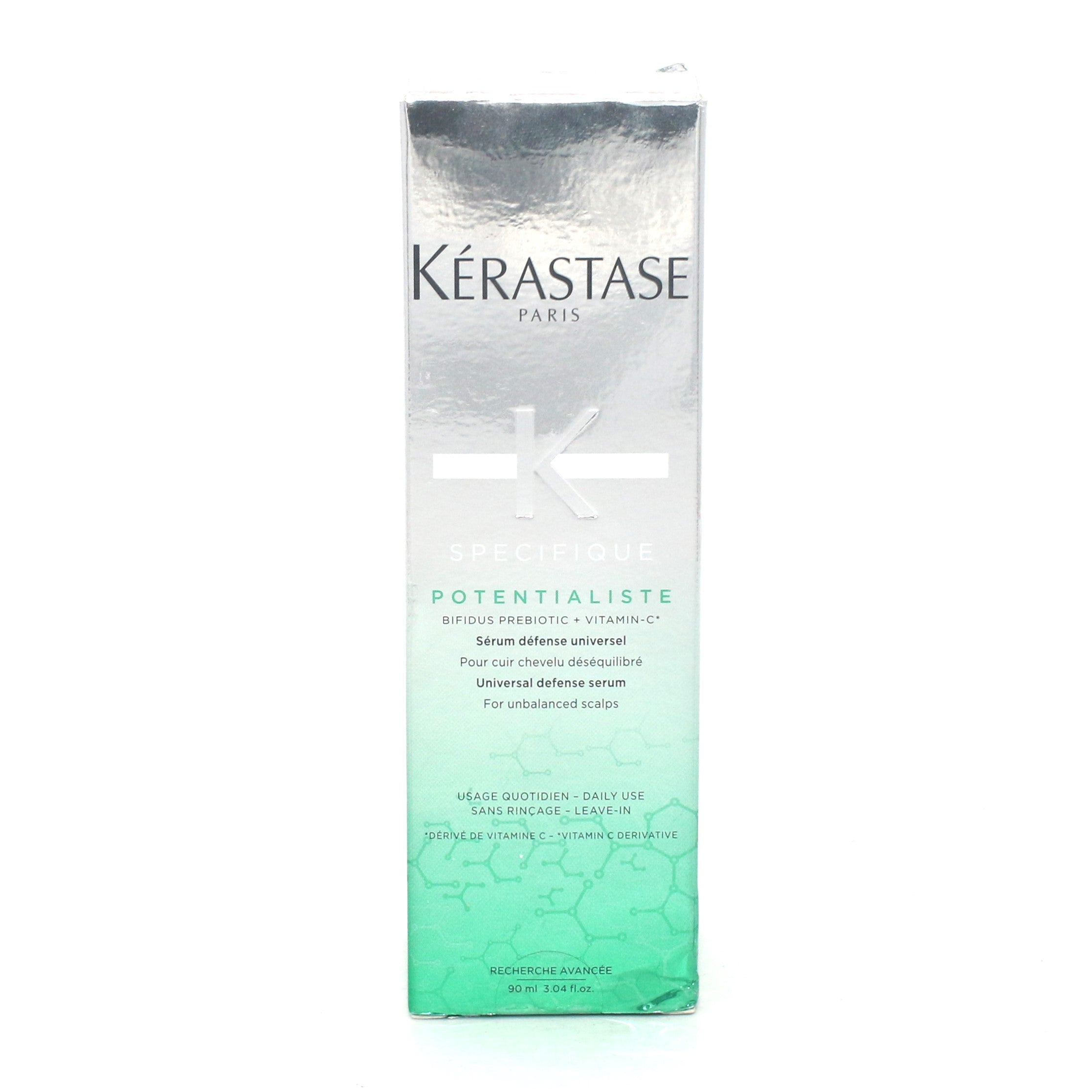 Kerastase Specifique Potentialiste Universal Defense Hair Serum - 3.04 oz / 90ml - Strengthens & Protects Hair from Damage - For Dry, Damaged & Color-Treated Hair - Salon-Quality Hair Care Treatment for Women & Men