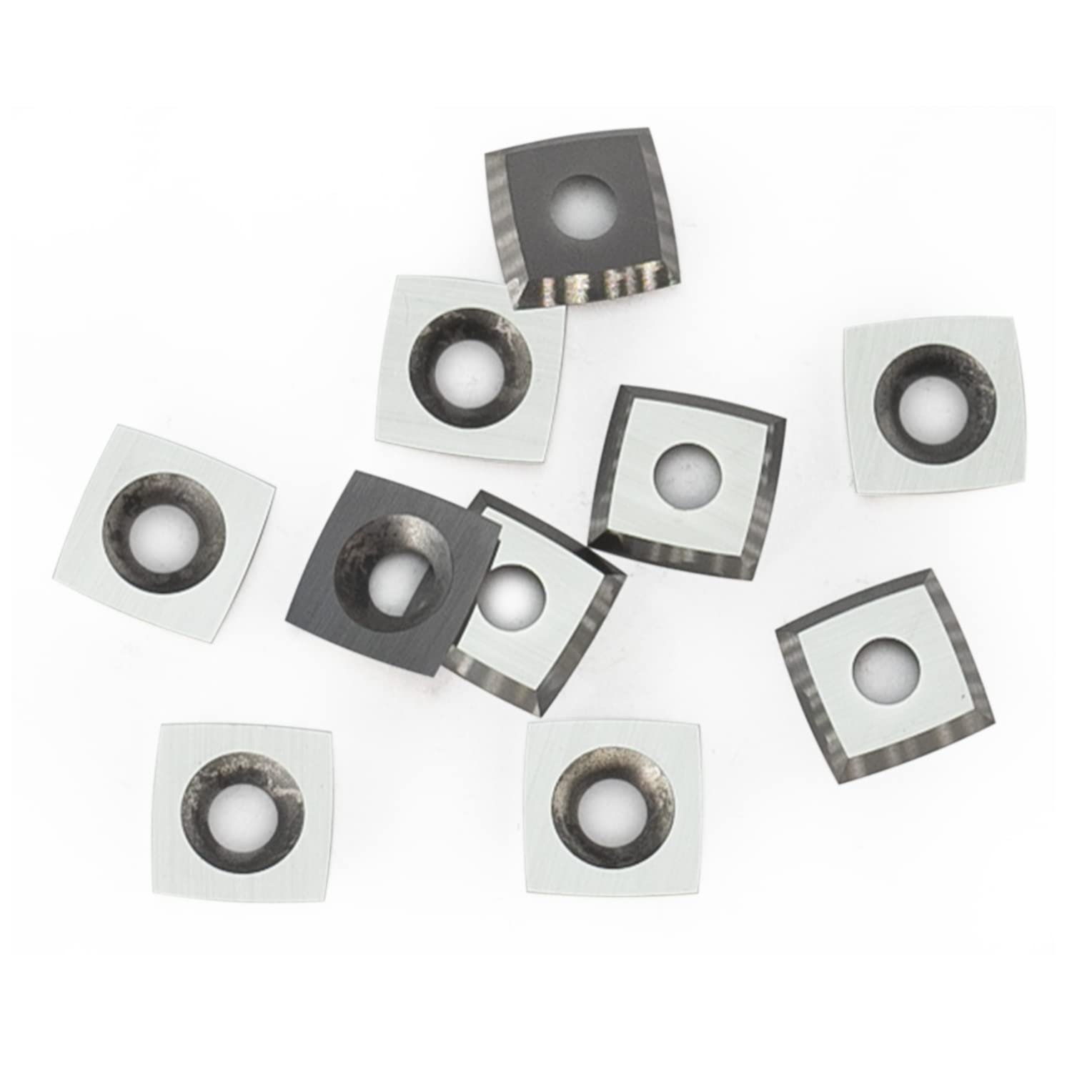 11mm Square Carbide Inserts for Woodworking - 10pcs Set with 2