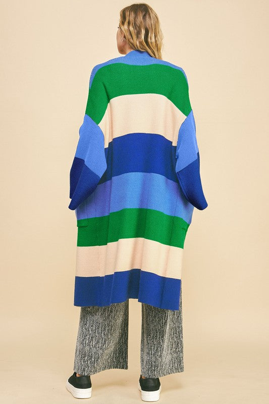 Elegant Kimono Sleeve Open Front Cardigan - Lightweight Resort Wear Cover Up for Women - Perfect for Beach, Poolside & Summer Evenings
