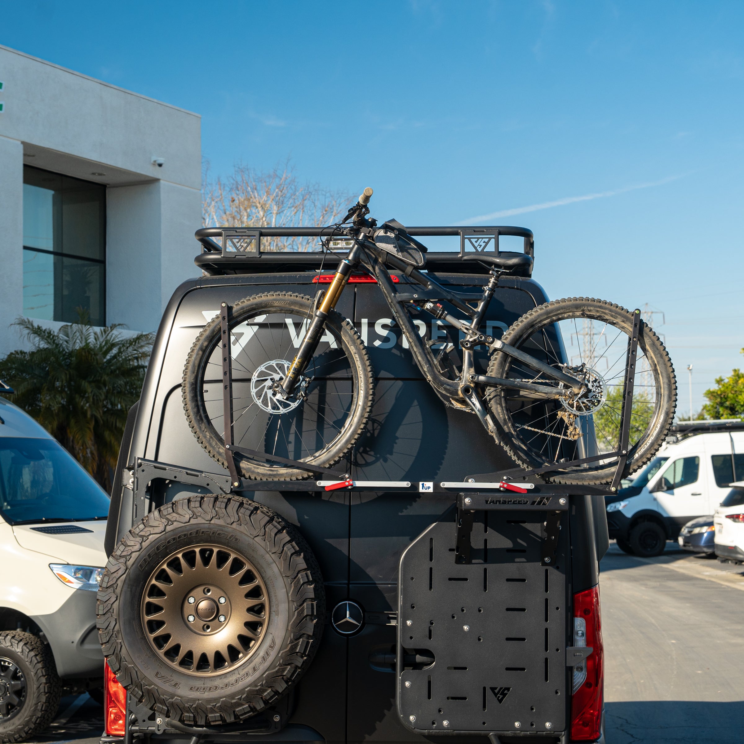 Heavy Duty Sprinter Mule Carrier Bike Rack - Premium Cargo Rack for Vans & Trucks - Perfect for Camping, Road Trips & Outdoor Adventures