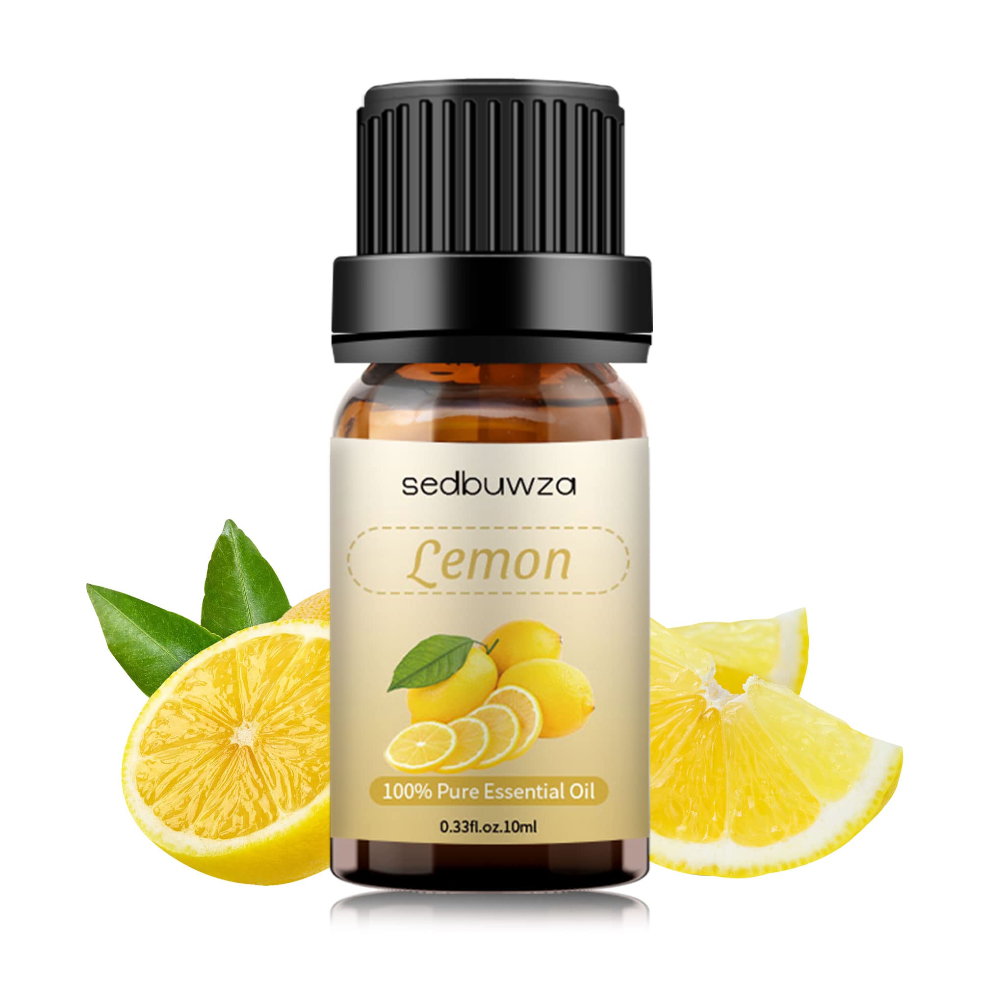 100% Pure Organic Lemon Essential Oil for Aromatherapy - Natural Diffuser, Humidifier, Soap & Candle Making, Perfume - Perfect for Relaxation, Stress Relief & Home Fragrance