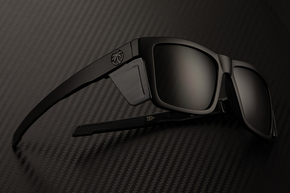 Performance Vise Matte Black Ultra Black Polarized Sunglasses - UV Protection for Driving, Fishing & Outdoor Sports