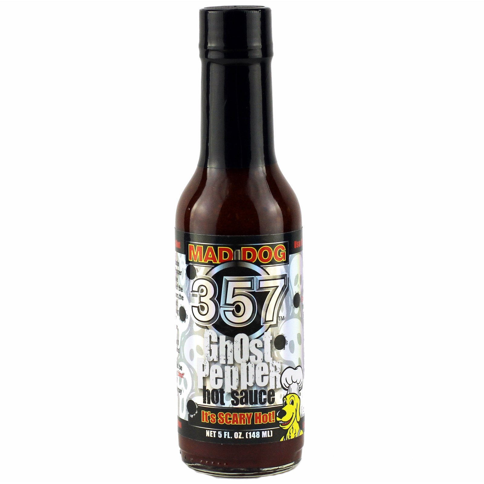 Mad Dog 357 Deluxe 4 Bottle Gourmet Hot Sauce Gift Set - Premium Spicy Hot Sauces for BBQ, Wings & Tacos - Perfect for Hot Sauce Lovers & Gifts
