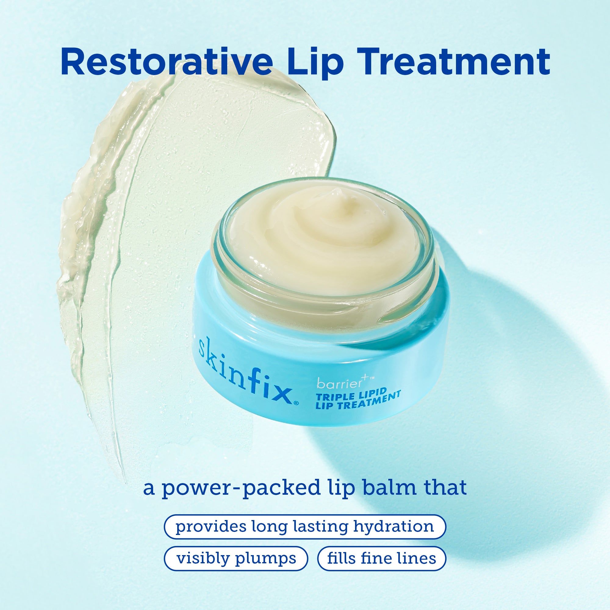 Barrier+ Triple Lipid Lip Treatment - Hydrating & Repairing Lip Balm for Dry, Chapped Lips | Day & Night Moisturizing Lip Care for All Seasons