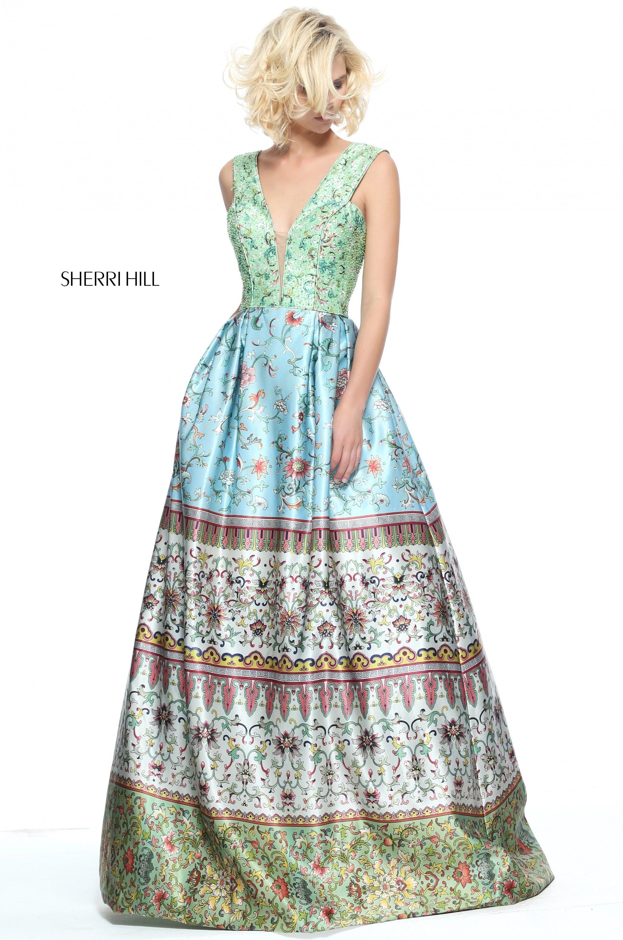 green/blue print