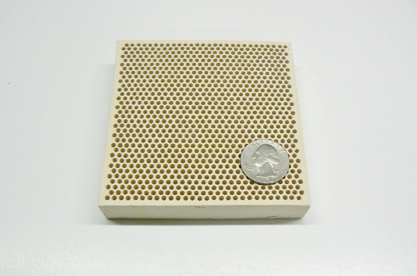 JTS 4x4 Inch Ceramic Honeycomb Soldering Plate with Holes - Heat Resistant Jewelry Making Tool for Soldering, Beading & Metalworking - Perfect for Jewelers, DIY Crafts & Small Metal Projects