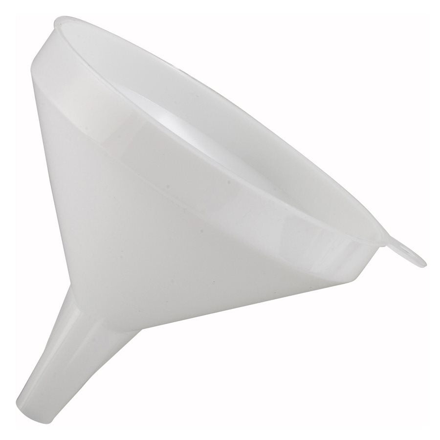 Winco 5.25 Inch Plastic Funnel (PF 16) - Durable Kitchen & Automotive Funnel for Liquids, Oils, and Powders | Perfect for Cooking, Baking, DIY Projects, and Car Maintenance