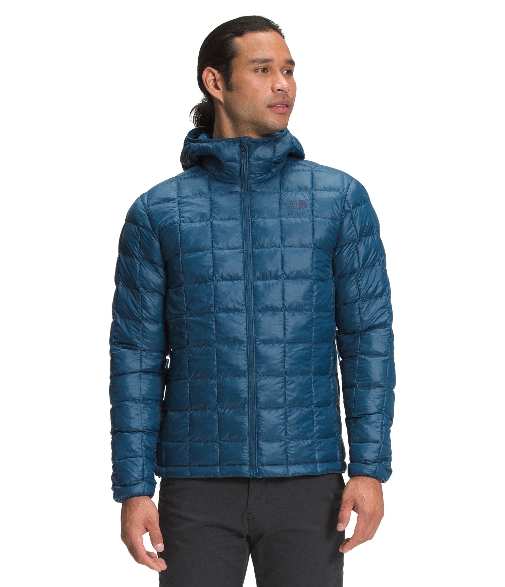 THE NORTH FACE Thermoball Eco Hoodie for Men - Lightweight Insulated Jacket with Recycled Materials | Perfect for Hiking, Camping & Winter Outdoor Activities