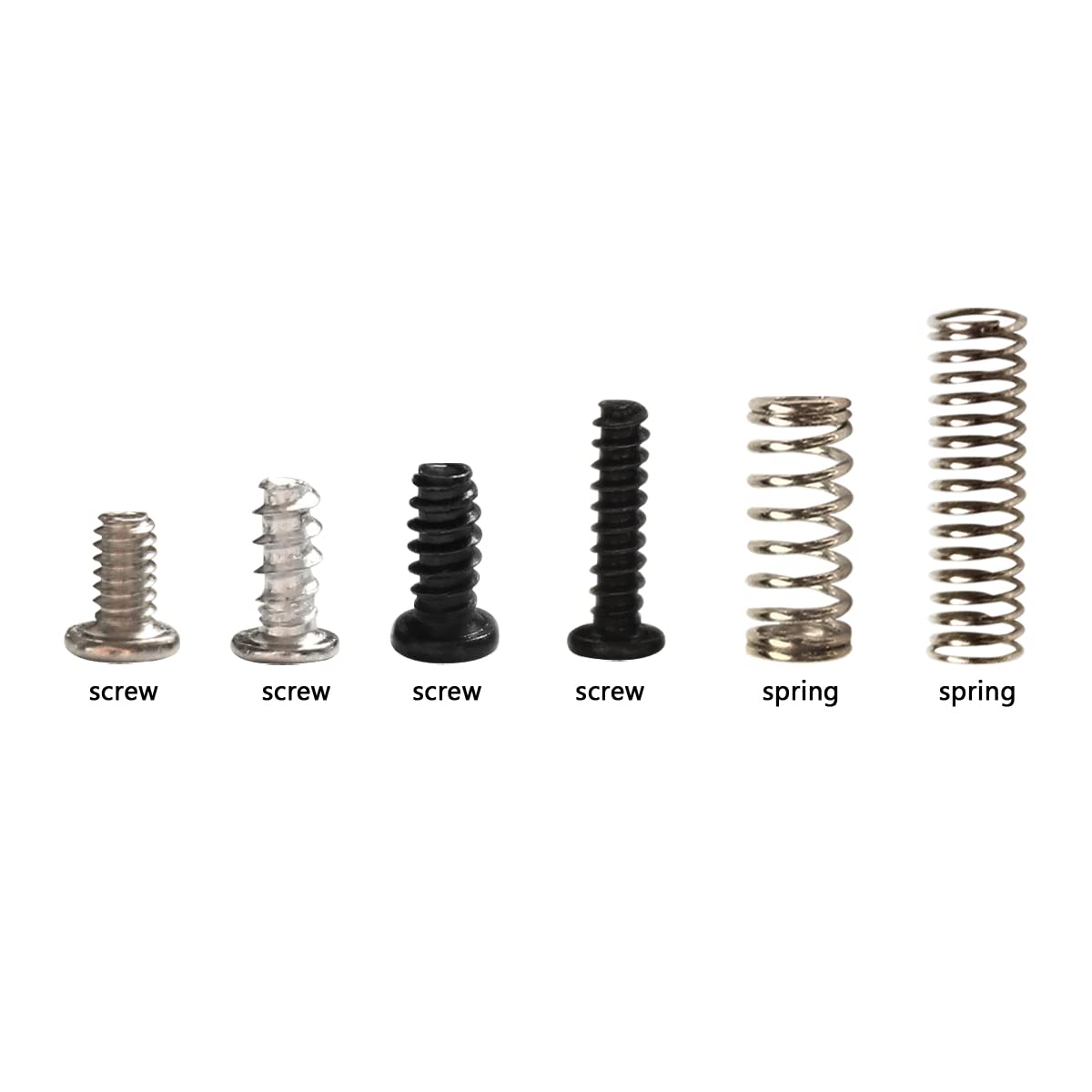 Nintendo Switch Screw Replacement Kit - 83pcs Triwing & Phillips Head Screws with Springs for Joy-Con Controllers & Console Slide Rail Back Shell Repair | Perfect for DIY Fixes & Maintenance