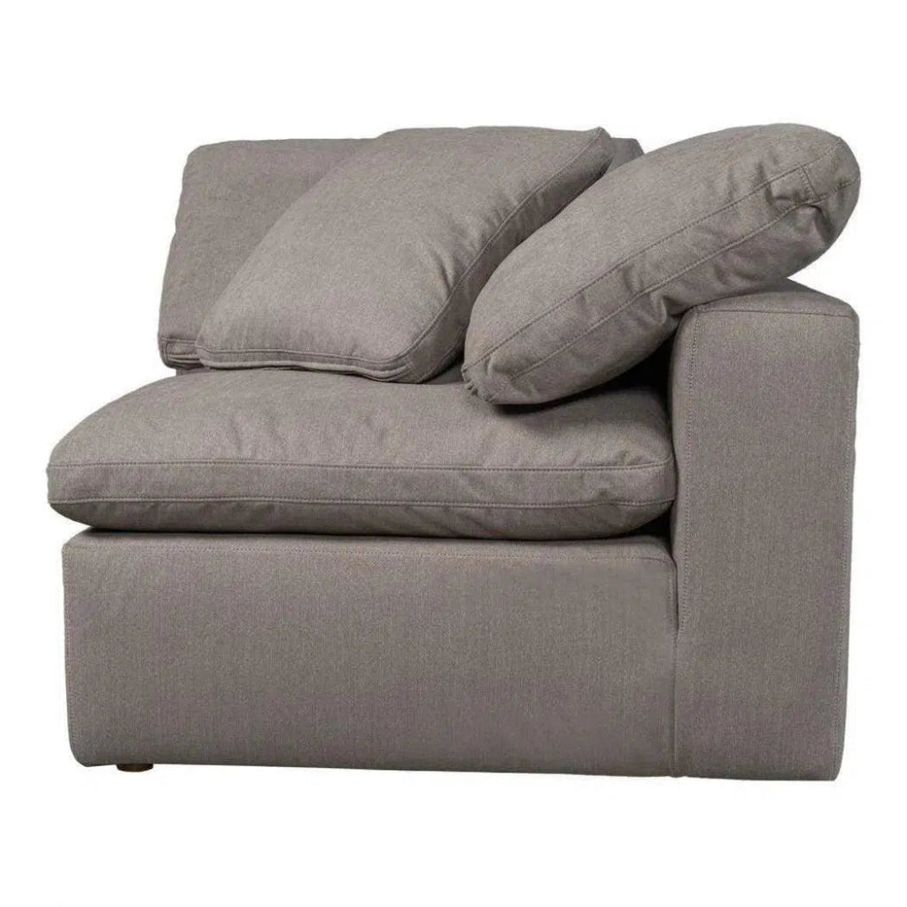 5-Piece Stain-Resistant Terra Grey Dream Modular Sectional Sofa Set - Perfect for Living Room, Family Room & Home Theater Seating