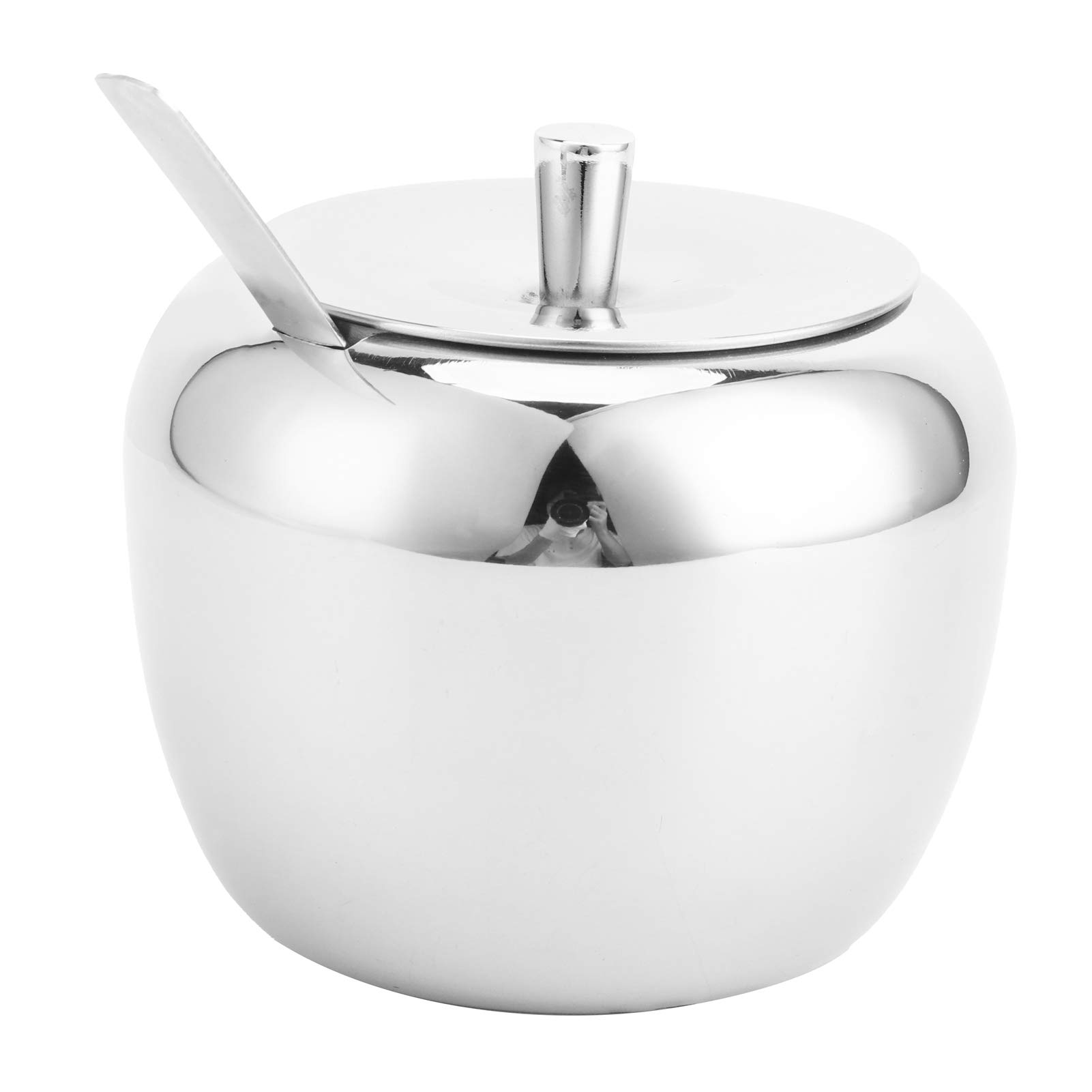 Premium 304 Stainless Steel Sugar Bowl & Spice Jar Set – Dishwasher Safe for Salt, Pepper, Sugar & Spices – Perfect for Home, Bar, Cafe & Hotel Use – Ideal for Tabletop Seasoning & Kitchen Storage