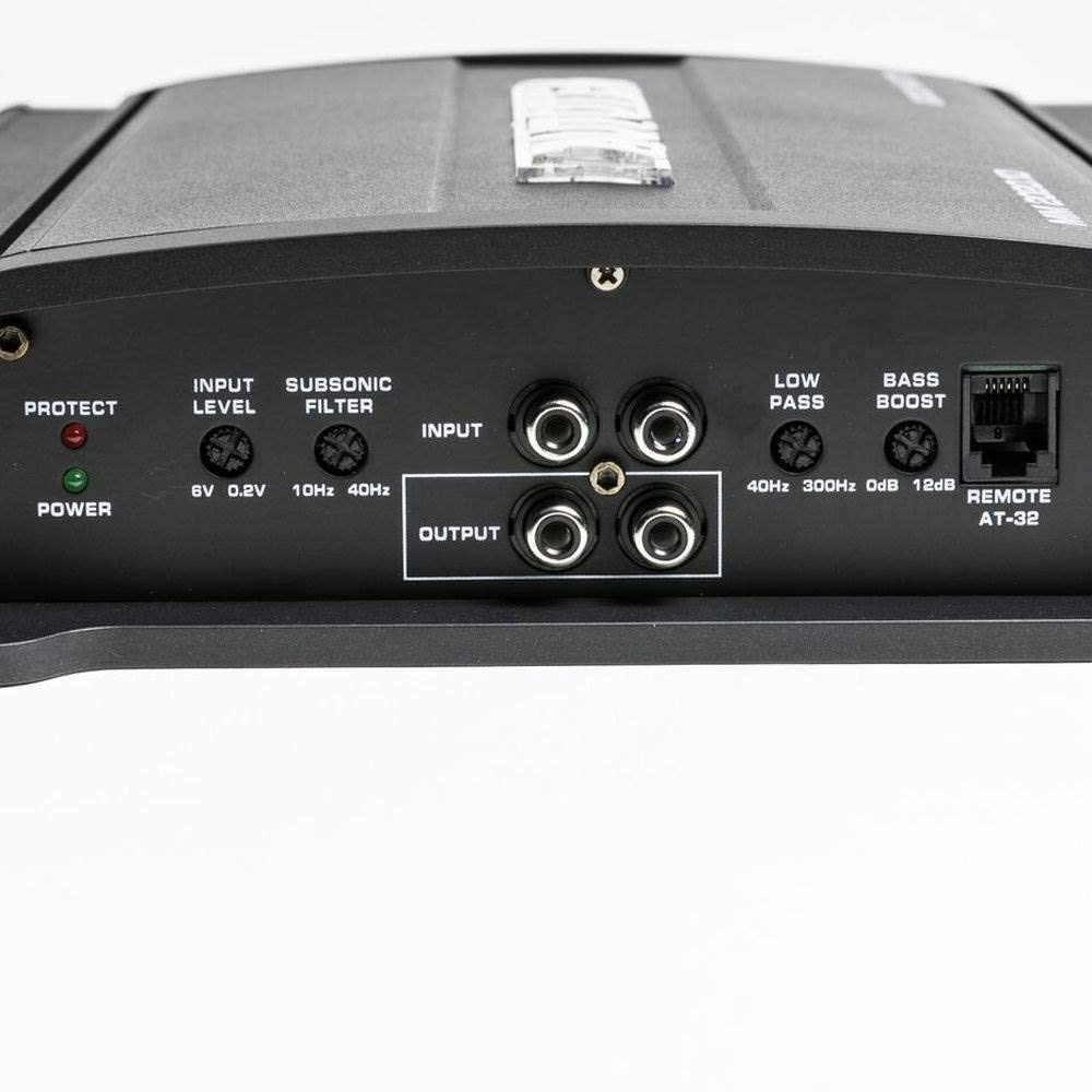 Autotek MM2020.1D Mean Machine 2000W Monoblock Class D Car Amplifier - Powerful Bass Boost for Car Audio Systems & Subwoofers