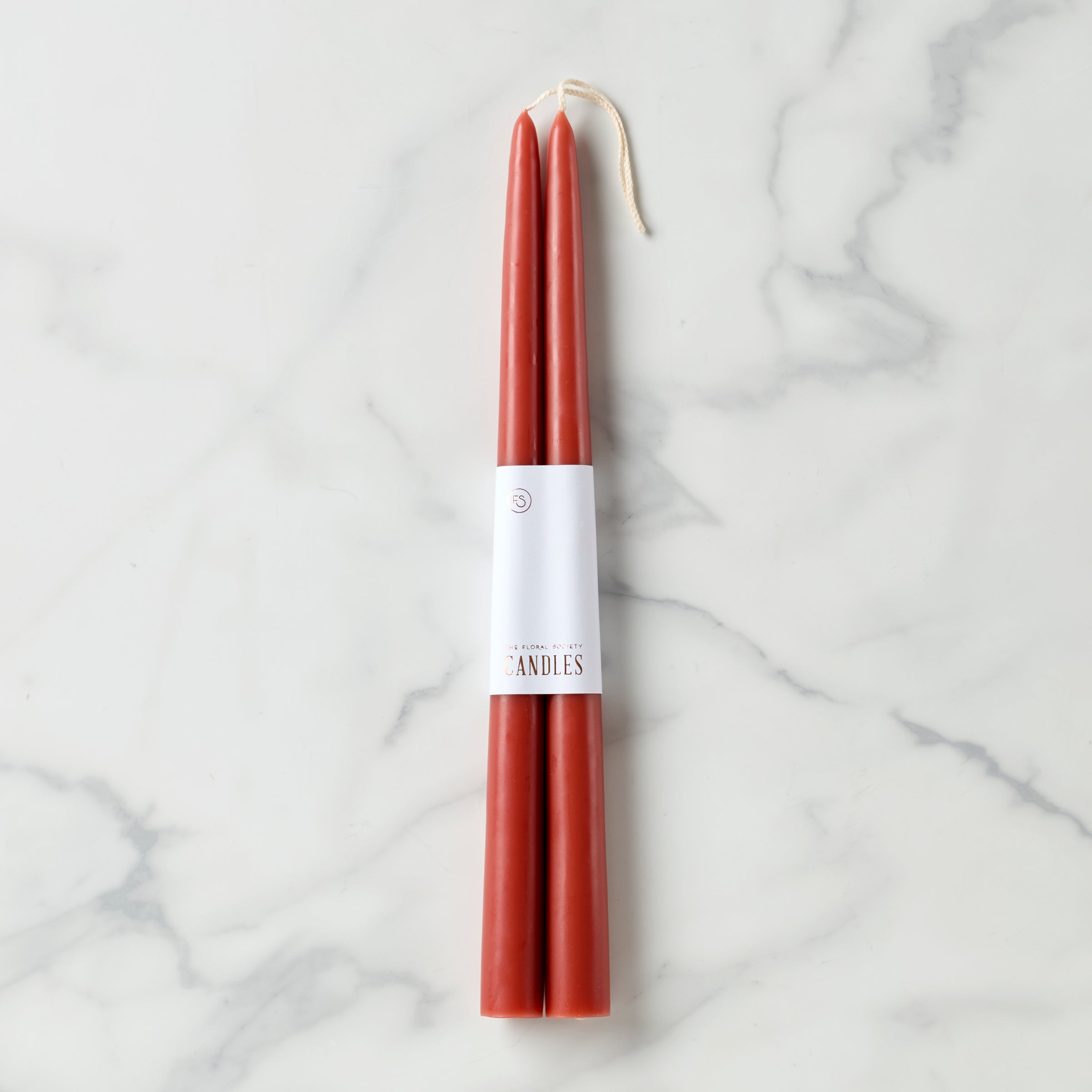 12-Pack Dipped Taper Candles in Clay - Elegant & Long-Lasting for Dining, Weddings & Romantic Ambiance