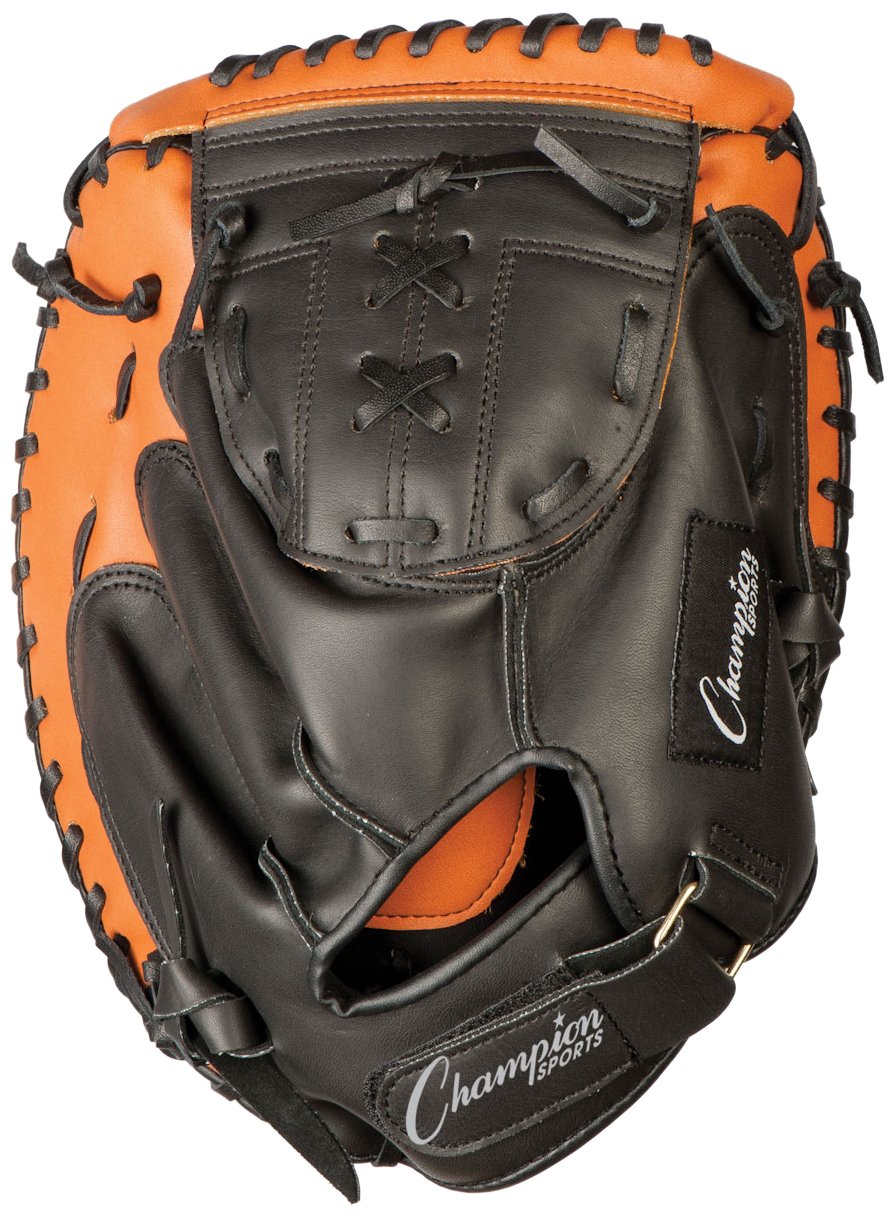 Champion Sports Catchers Mitt - Premium Baseball Glove for Youth & Adult Players - Left & Right Hand Options - Perfect for Training, Games & Practice Sessions