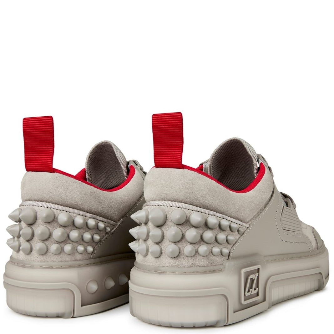 Christian Louboutin Astroloubi Leather Sneakers for Women - Luxury High-Top Designer Shoes with Signature Red Sole | Perfect for Casual Wear, Date Night & Street Style Fashion