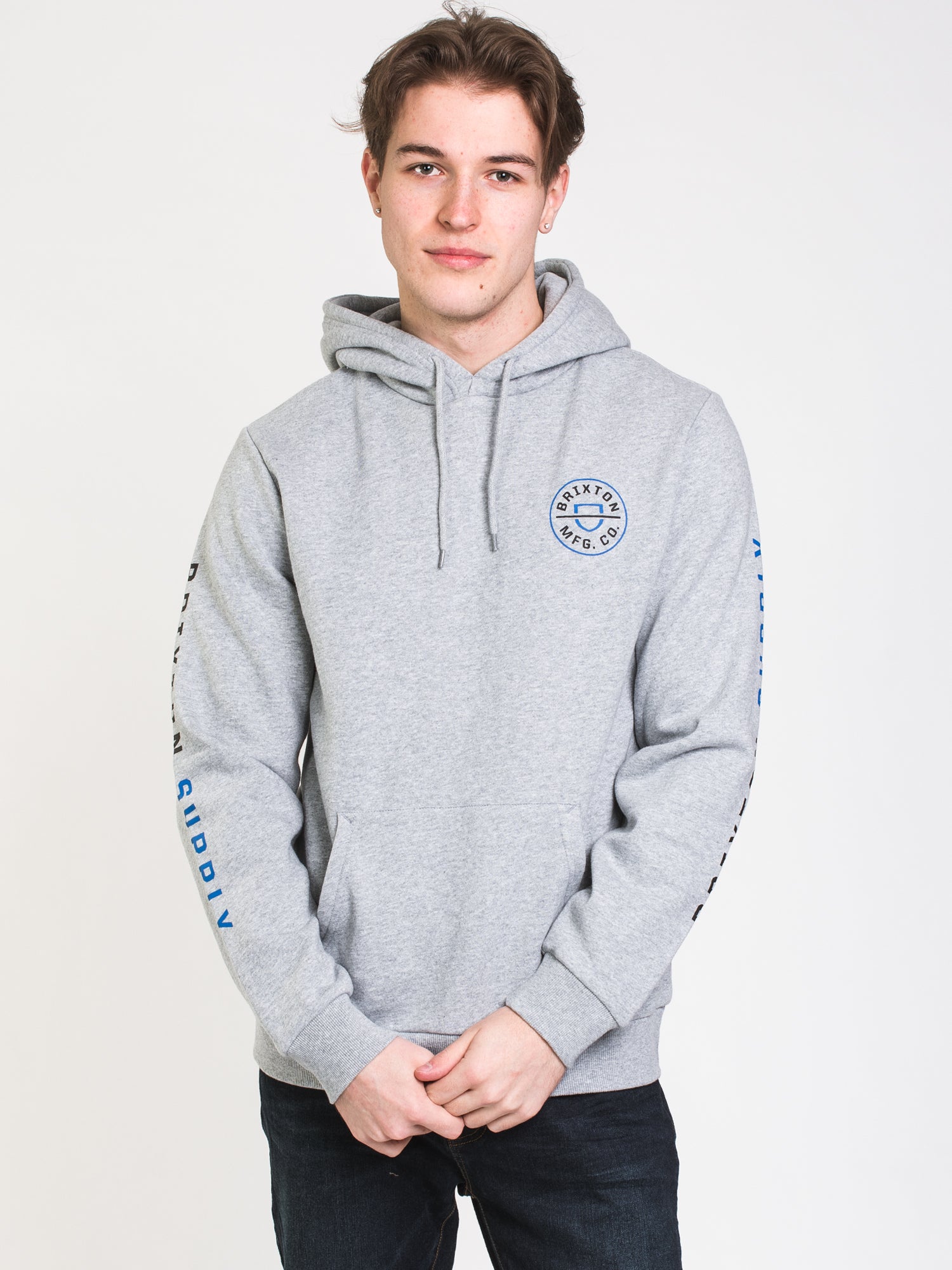 Brixton Crest Pullover Hoodie - Men's & Women's Casual Sweatshirt for Everyday Wear | Clearance Sale | Perfect for Streetwear, Gym, and Outdoor Activities