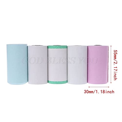 Thermal Printer Sticker Roll - Mini Printable Clear Photo Paper for Label Printing - Smudge-Proof & Portable - Ideal for DIY Crafts, Shipping Labels & Home Office Use (Color: A)