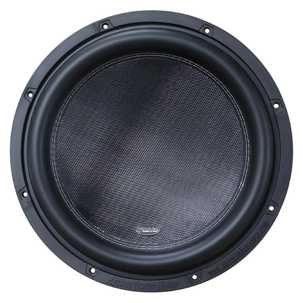 American Bass XR15D2 Dual 2 Ohm Voice Coil Subwoofer - 1500W RMS/3000W Max Power, 200 oz Magnet - High Performance Car Audio for Deep Bass in Trucks, SUVs & Custom Sound Systems