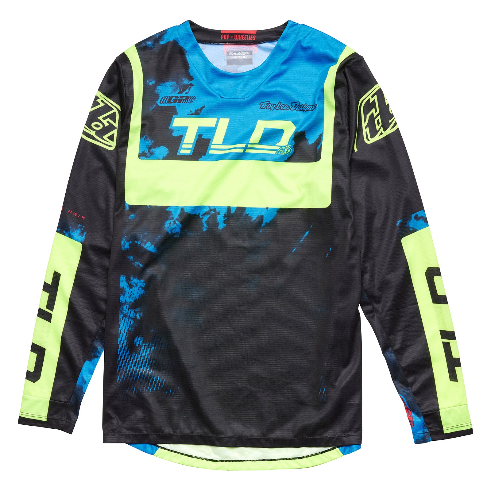 Youth GP Jersey Astro Black & Yellow - Cycling & Mountain Biking Performance Shirt for Men & Women - Perfect for Road Races & Outdoor Adventures