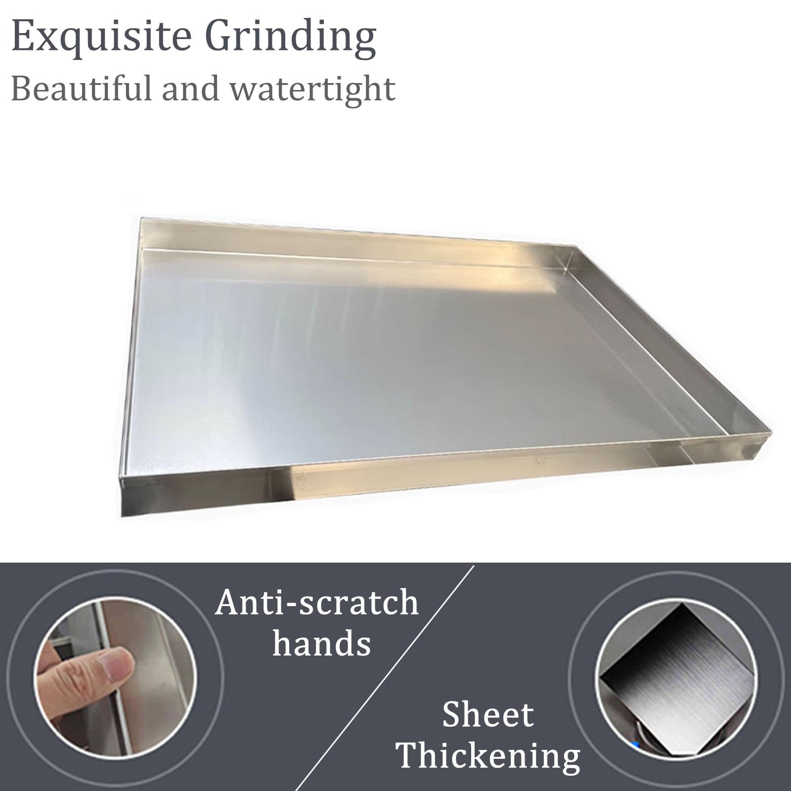 Stainless Steel Washer Machine Drip Drain Pan - 39
