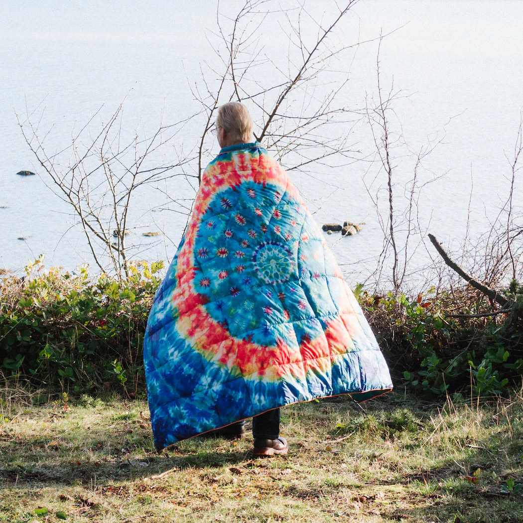 Ultra-Warm NanoLoft Puffy Blanket for 1 Person - Lightweight & Cozy Down Alternative - Perfect for Camping, Travel, and Home Use