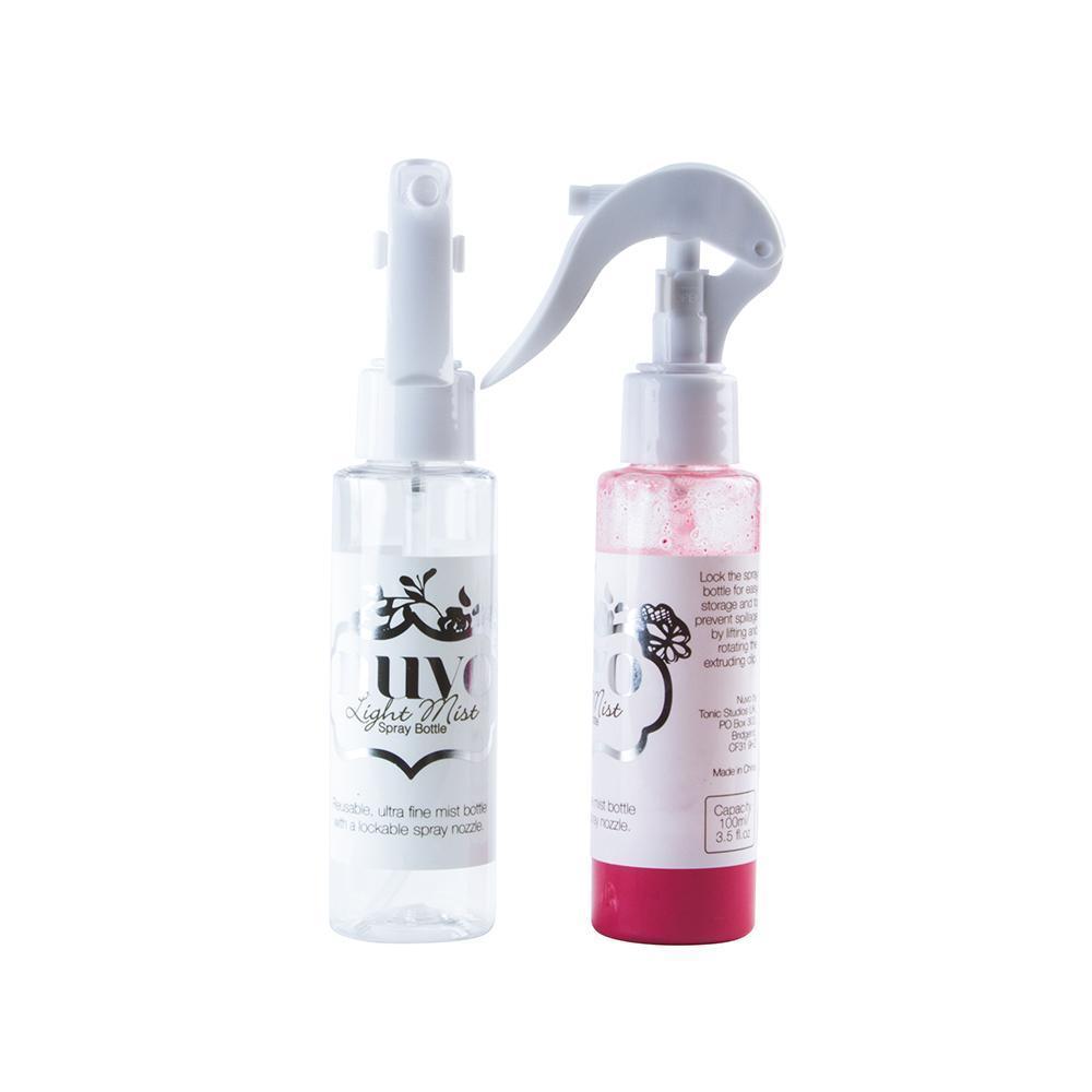 4-Pack Light Mist Reusable Spray Bottles for Hair, Plants & Cleaning - Fine Mist Sprayer for Home, Salon & Garden Use