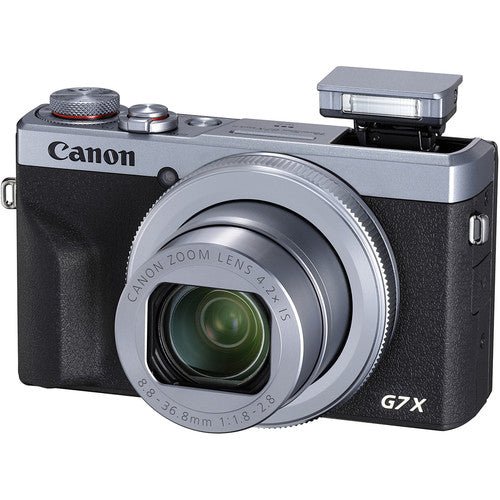 Canon PowerShot G7 X Mark III Digital Camera 20.1MP 4K Vlogging Camera with 4.2x Optical Zoom, Wi-Fi & Bluetooth - Silver - Perfect for Travel, YouTube & Content Creation
