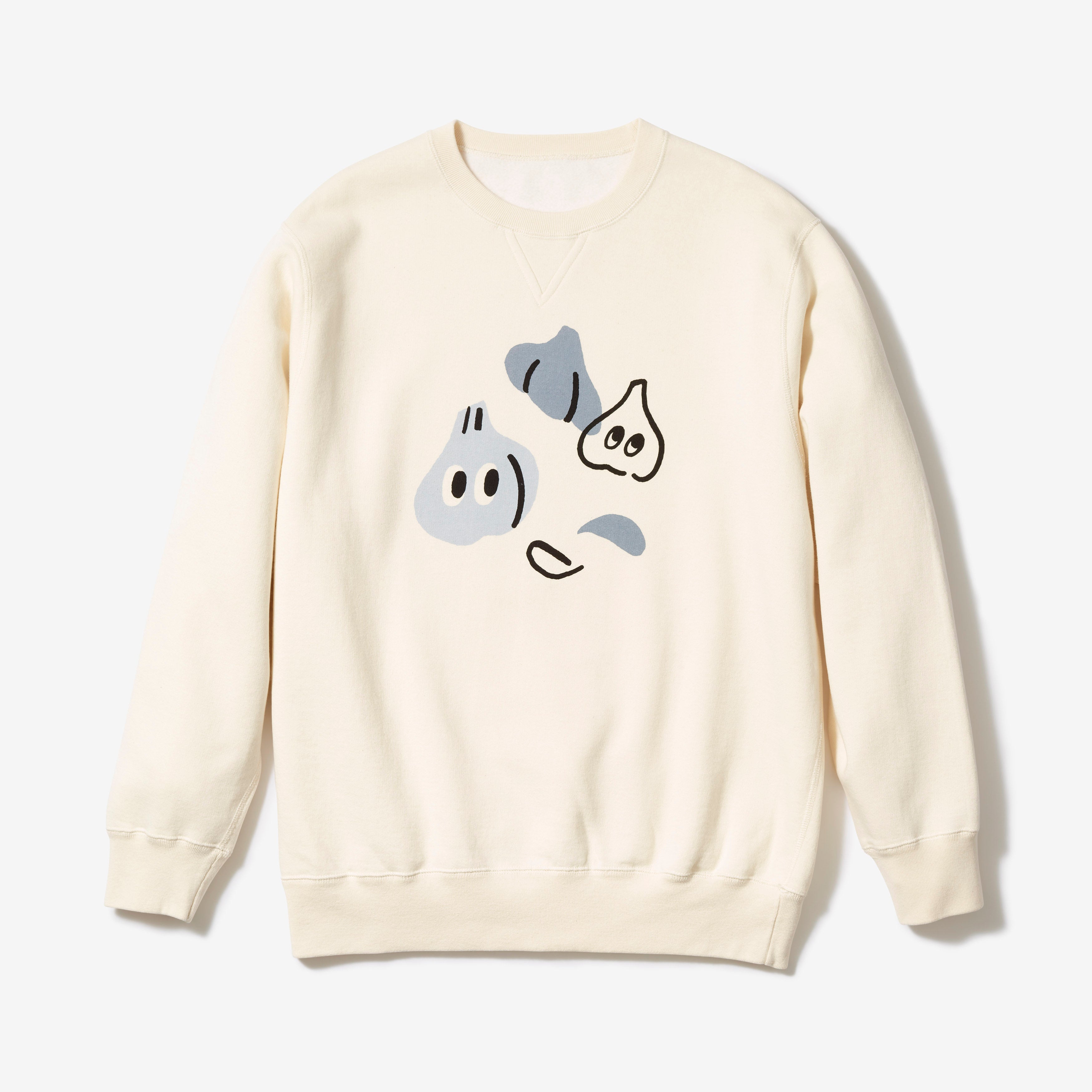 Garlic Head Sweatshirt - Funny Vegetable Print Pullover for Men & Women - Perfect for Cooking Enthusiasts, Farmers Market & Unique Gift Giving