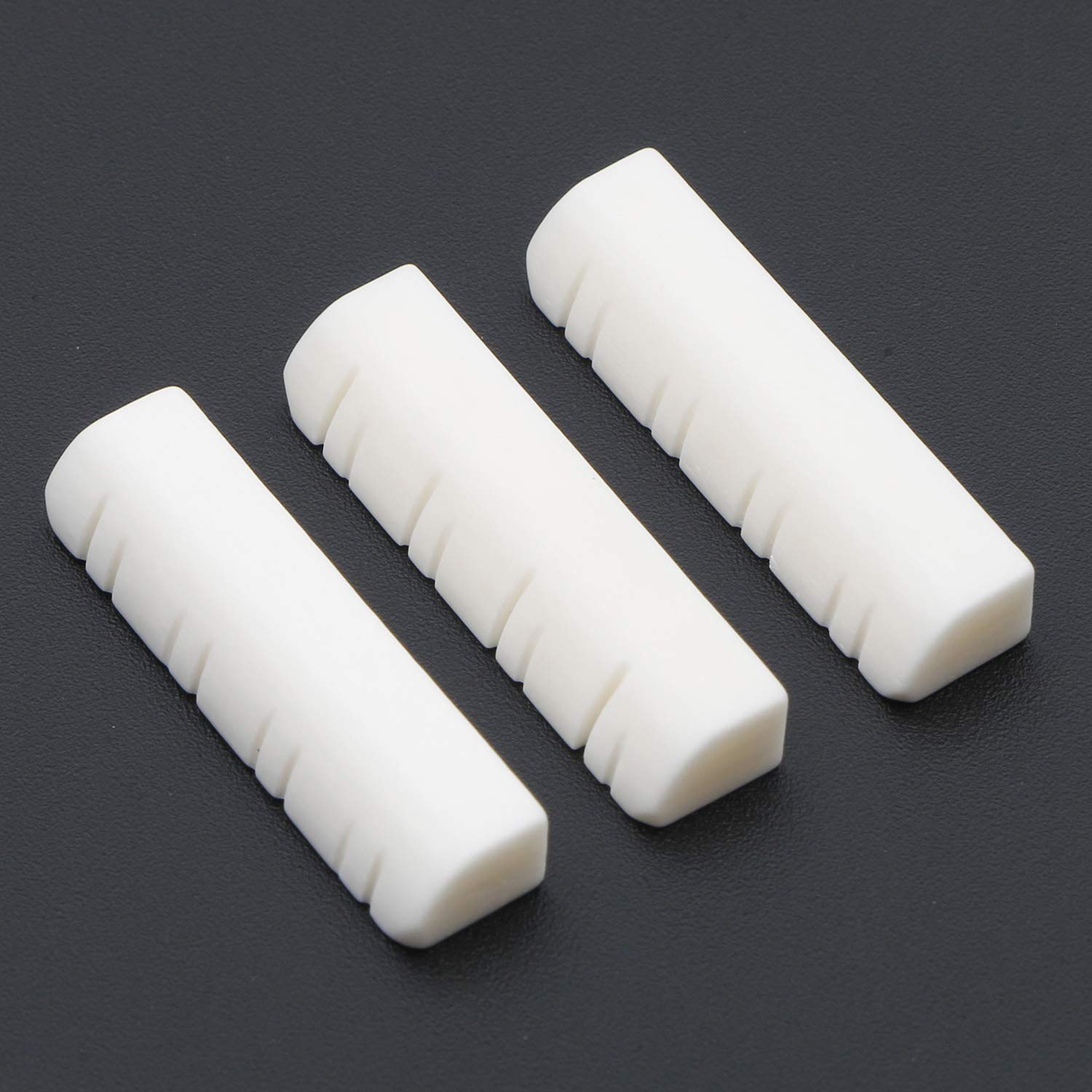 3PCS Premium Bone Guitar Nut & Mandolin Upper Nut Set - High-Quality Replacement for Luthiers & Guitar Makers - Perfect for Guitar Repair, Setup & Custom Builds