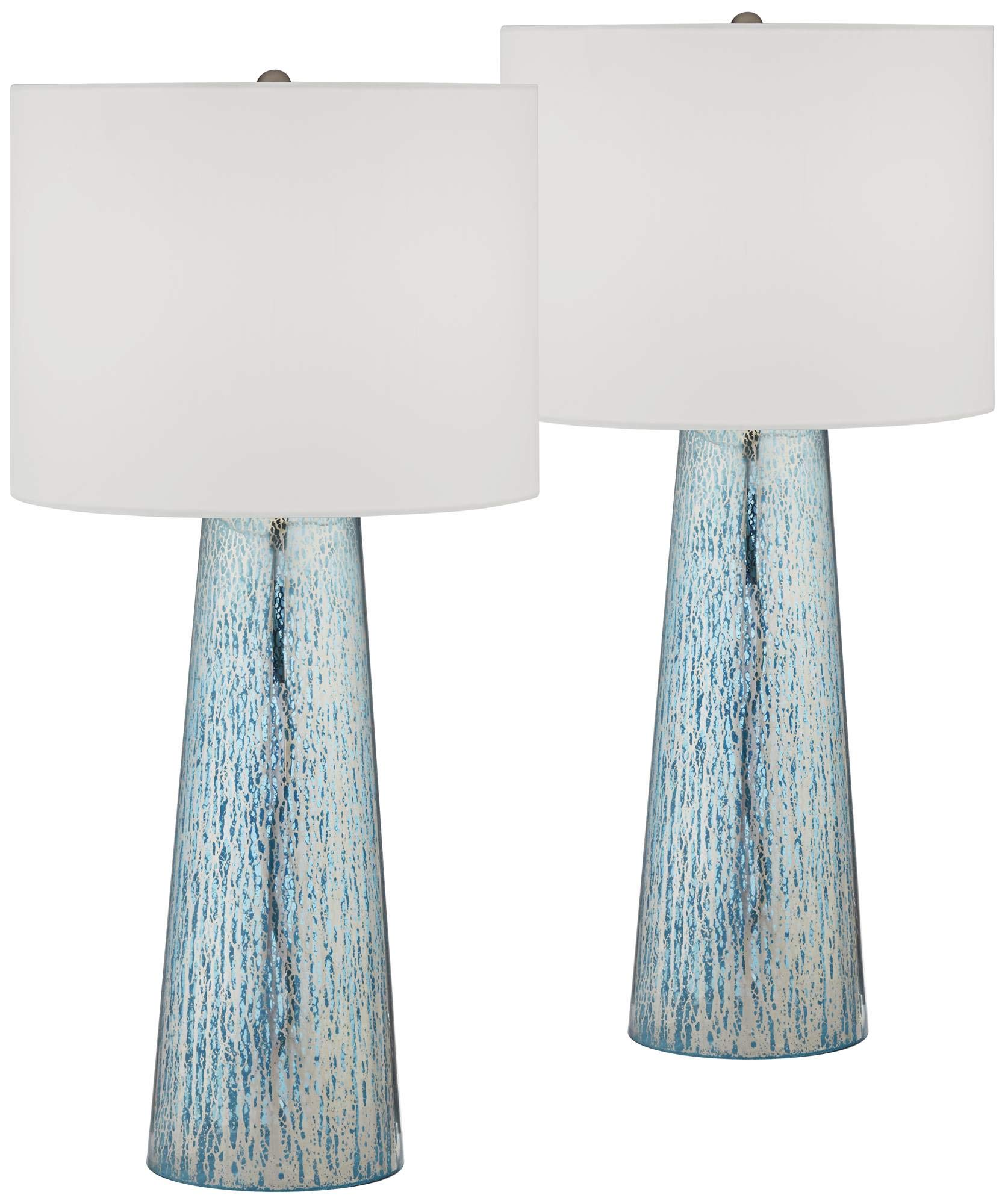 360 Lighting Marcus Modern Coastal Table Lamps Set of 2 - 30