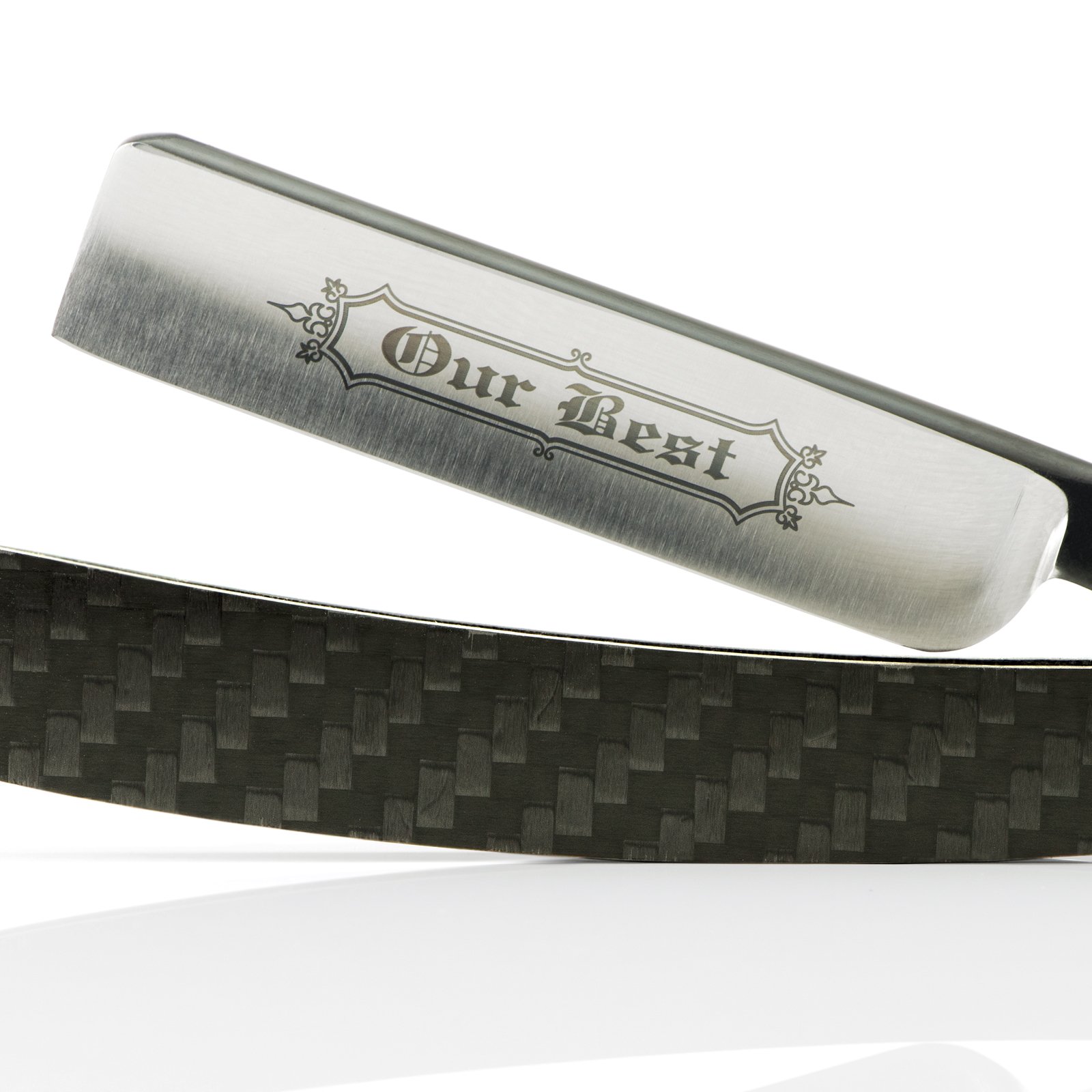 Premium Carbon Fiber Straight Razor for Men - Professional Shaving Tool for Barbers & Grooming Enthusiasts - Perfect for Home Use, Travel & Gift Giving