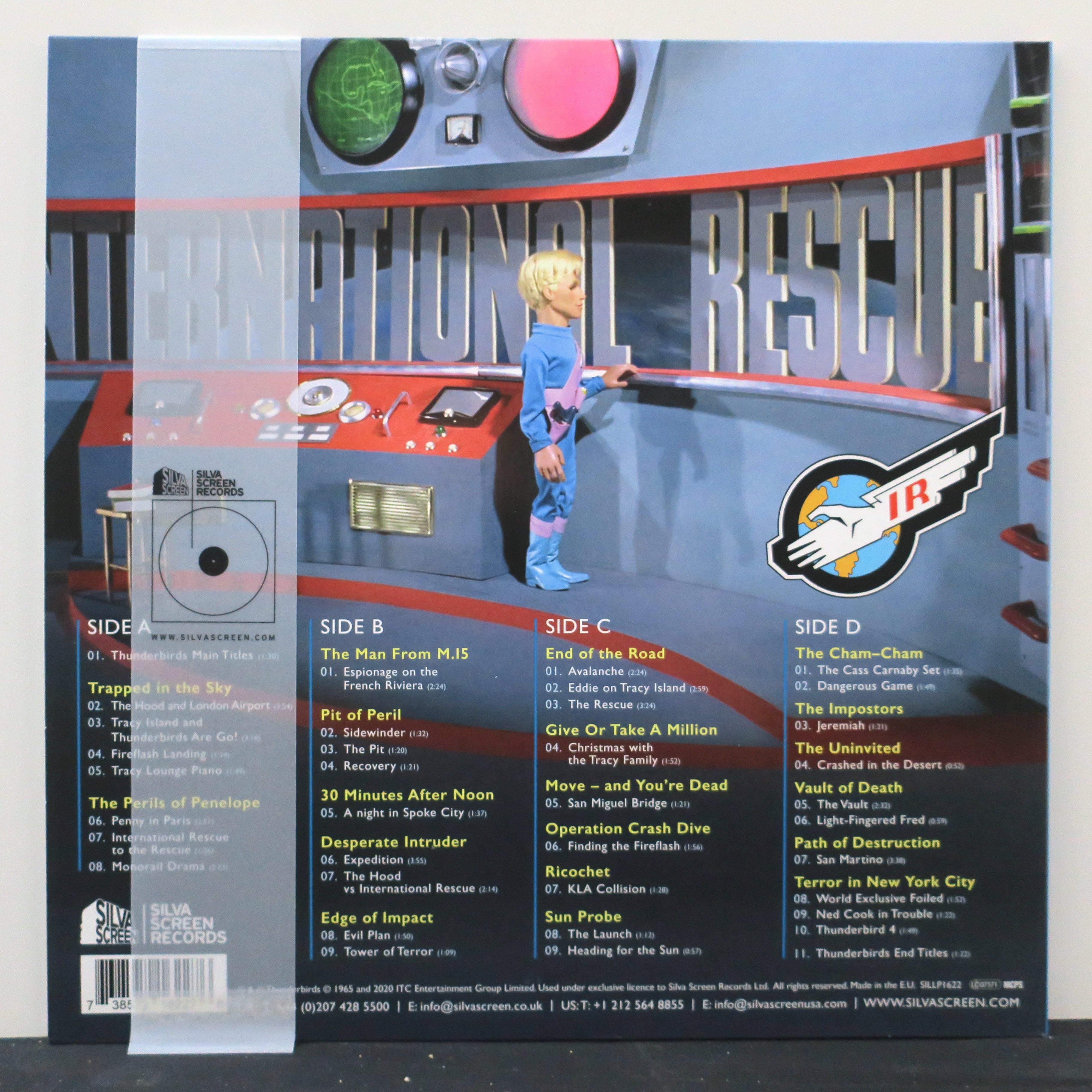 THUNDERBIRDS Original Motion Picture Soundtrack - Limited Edition Sky Blue Vinyl 2LP Record - Perfect for Movie Nights & Vinyl Collectors