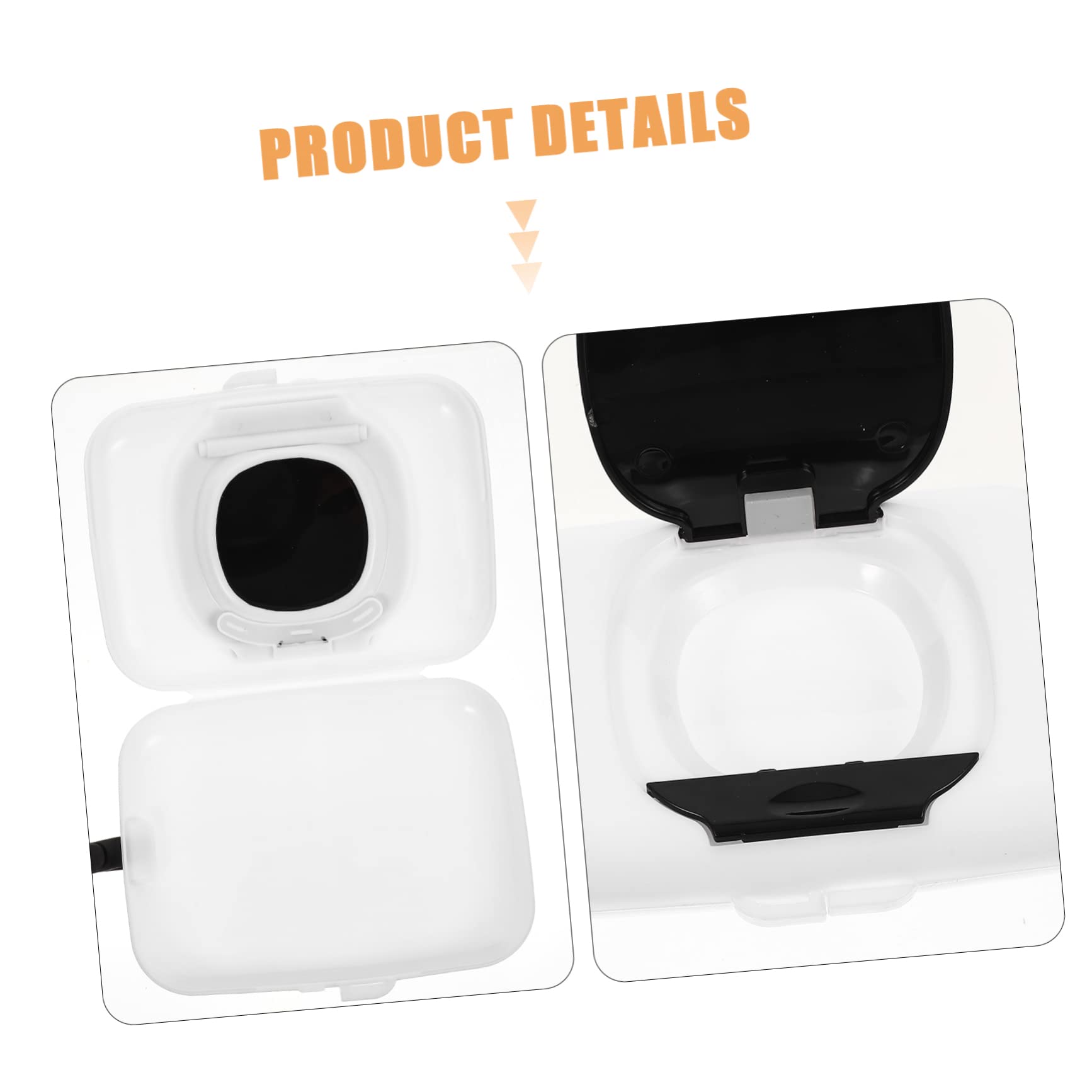 RORPOIR 2-Pack Travel Wipe Dispenser Box - Portable Wipes Container & Diaper Bag Holder for On-the-Go Parents | Perfect for Diaper Bags, Strollers, and Car Travel