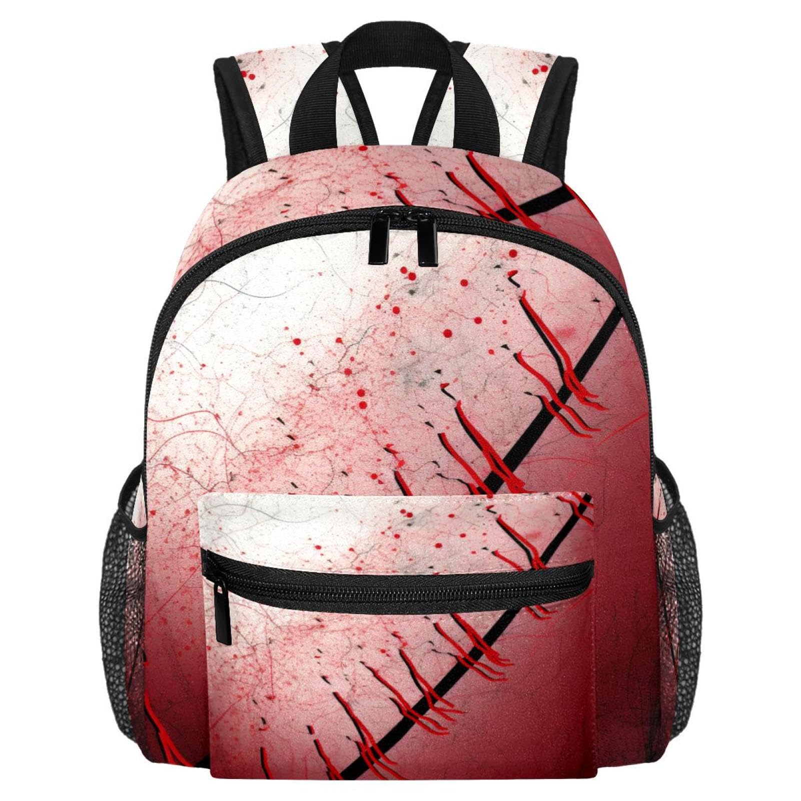 Men's & Women's Travel Backpack with Baseball Texture - Durable Carry-On Backpack for Commuting, Hiking & Business Trips