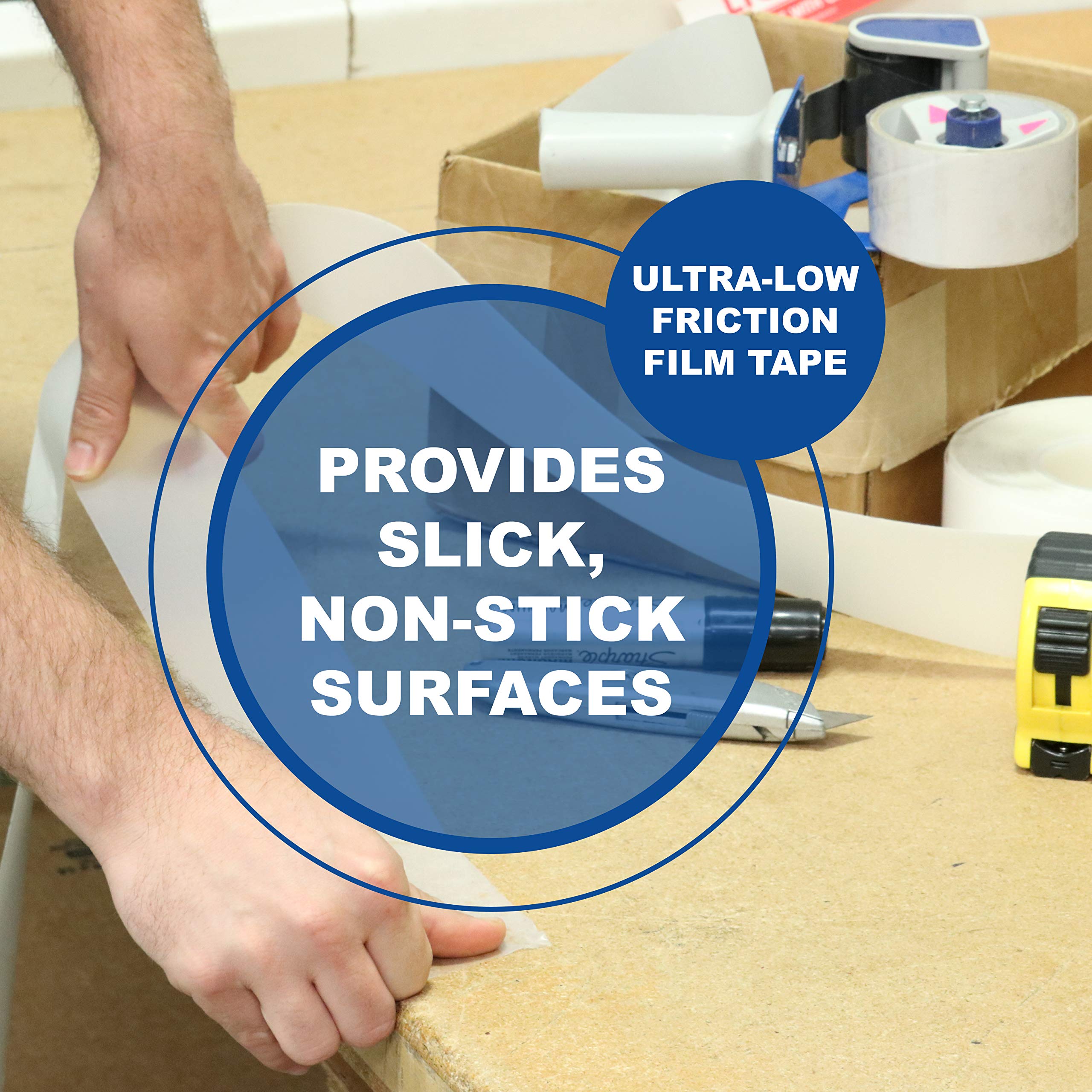 3M 5-5-5425 UHMW Polyethylene Tape -30°F to 225°F Temperature Resistant, 0.005