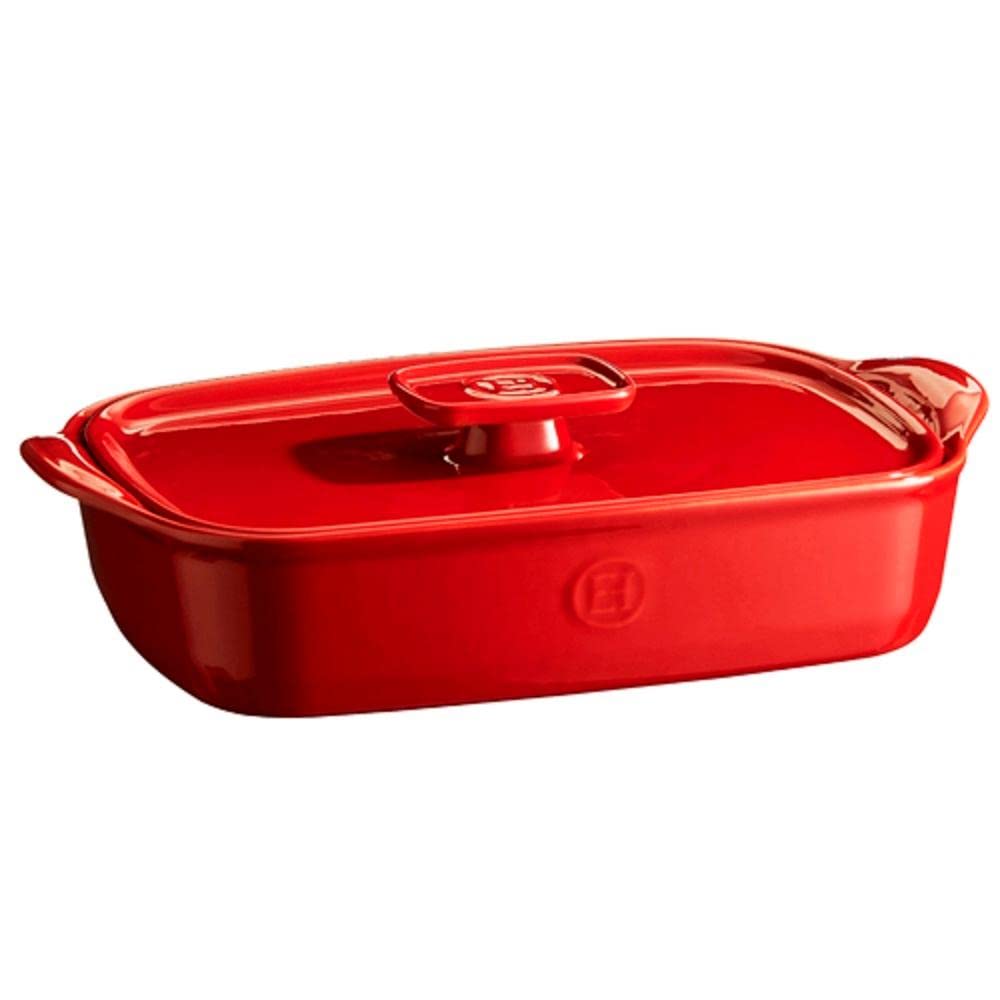 Emile Henry Oven Dish Lid - Premium Ceramic Bakeware Cover for Casseroles, Roasts & Stews - Perfect for Baking, Serving & Storing Leftovers