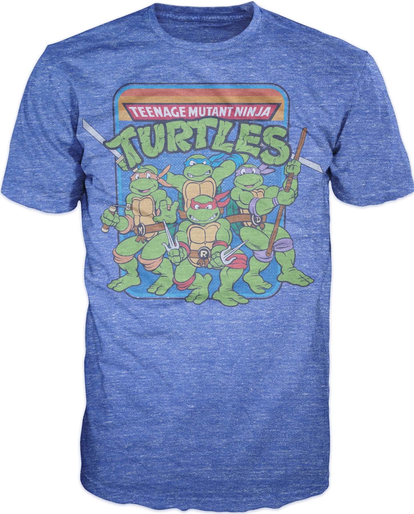 TMNT Teenage Mutant Ninja Turtles Graphic T-Shirt for Men - Cool Casual Vintage Style Tee - Perfect for Cosplay, Comic Con, and Everyday Wear