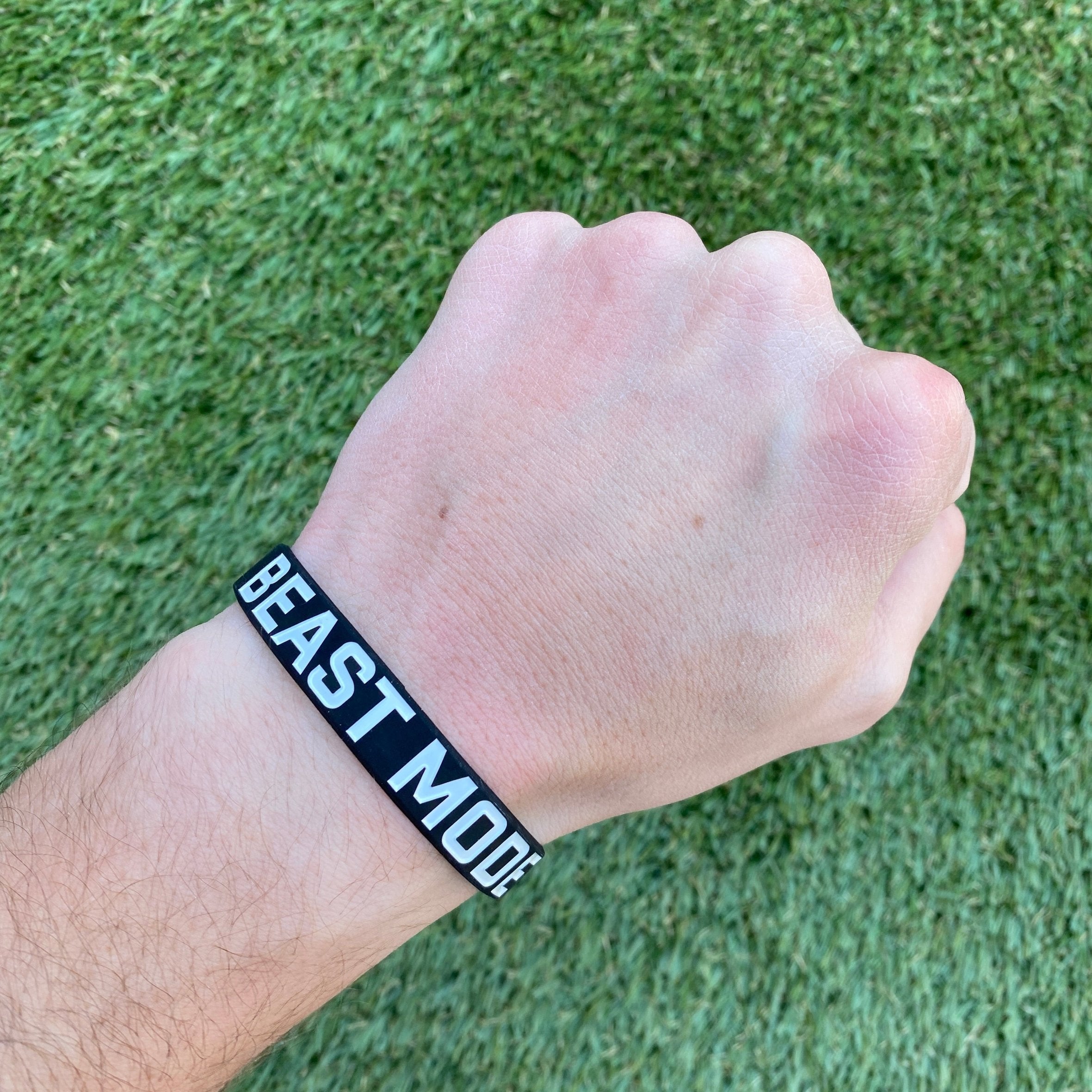 BEAST MODE Wristband - Premium Workout & Gym Wrist Support for Men & Women - Ideal for Weightlifting, CrossFit & Fitness Training