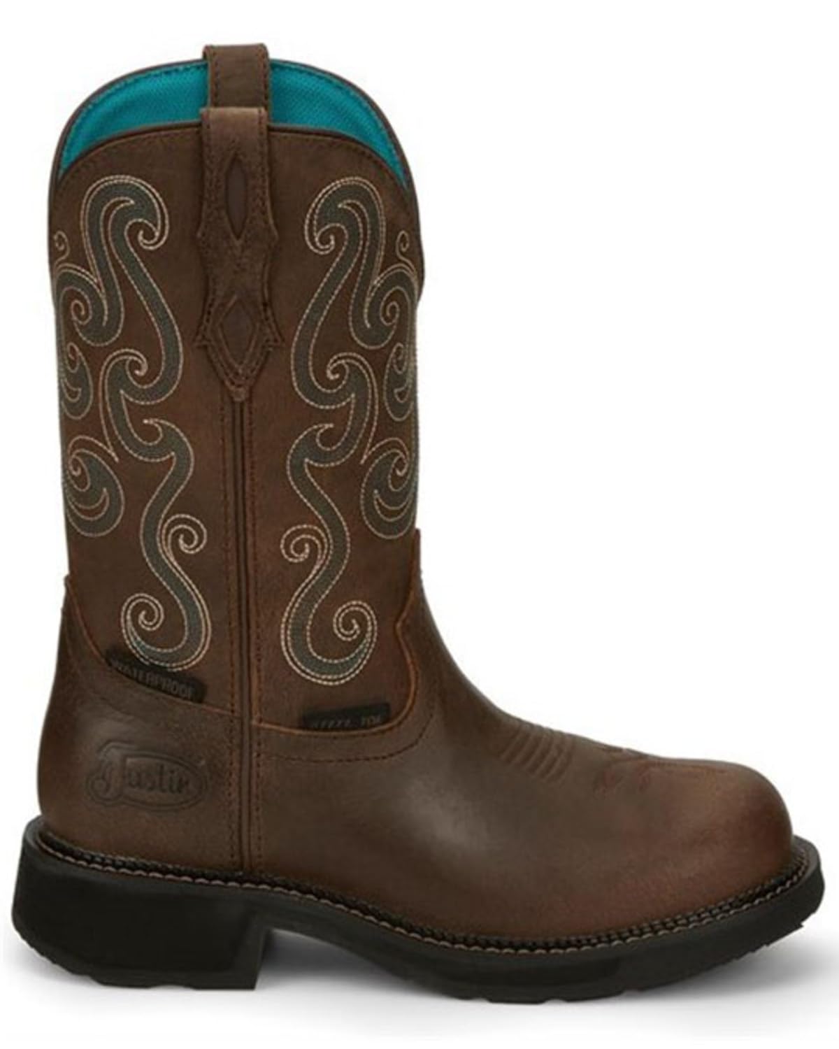 Justin Boots Gypsy WKL9991 Men's Work Boots - Durable Leather Steel Toe Safety Shoes for Construction & Outdoor Work